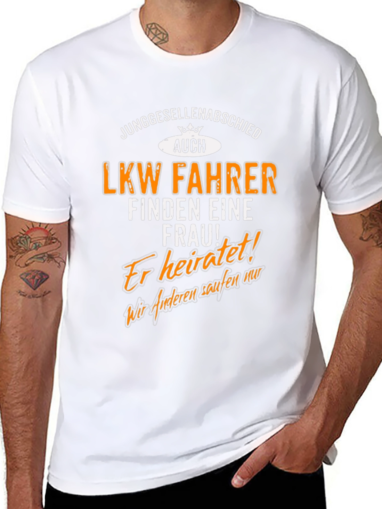 Funny German Bachelorette Party Truck Driver T-Shirt