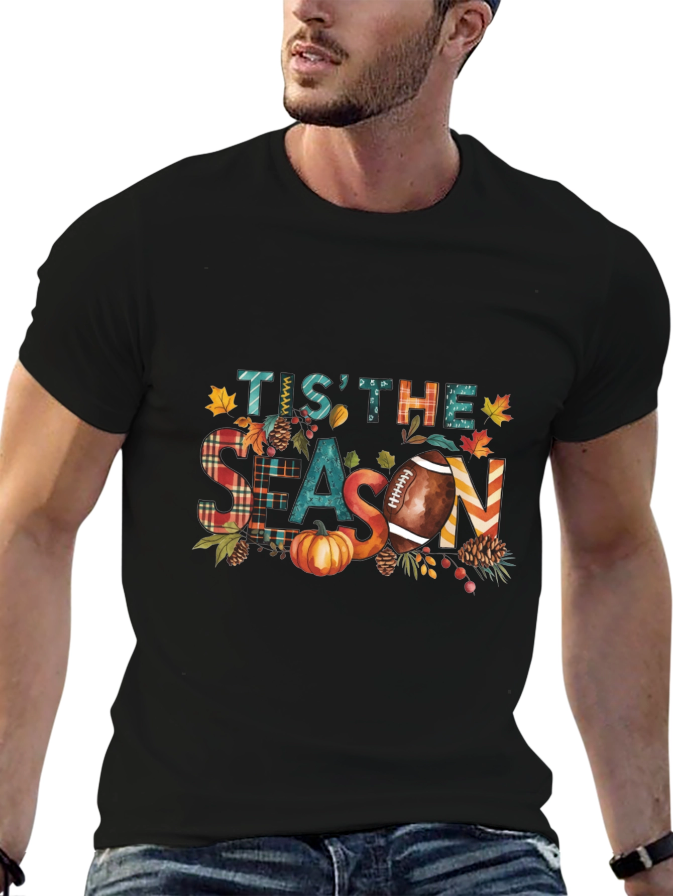 Tis The Season Fall Football T-Shirt