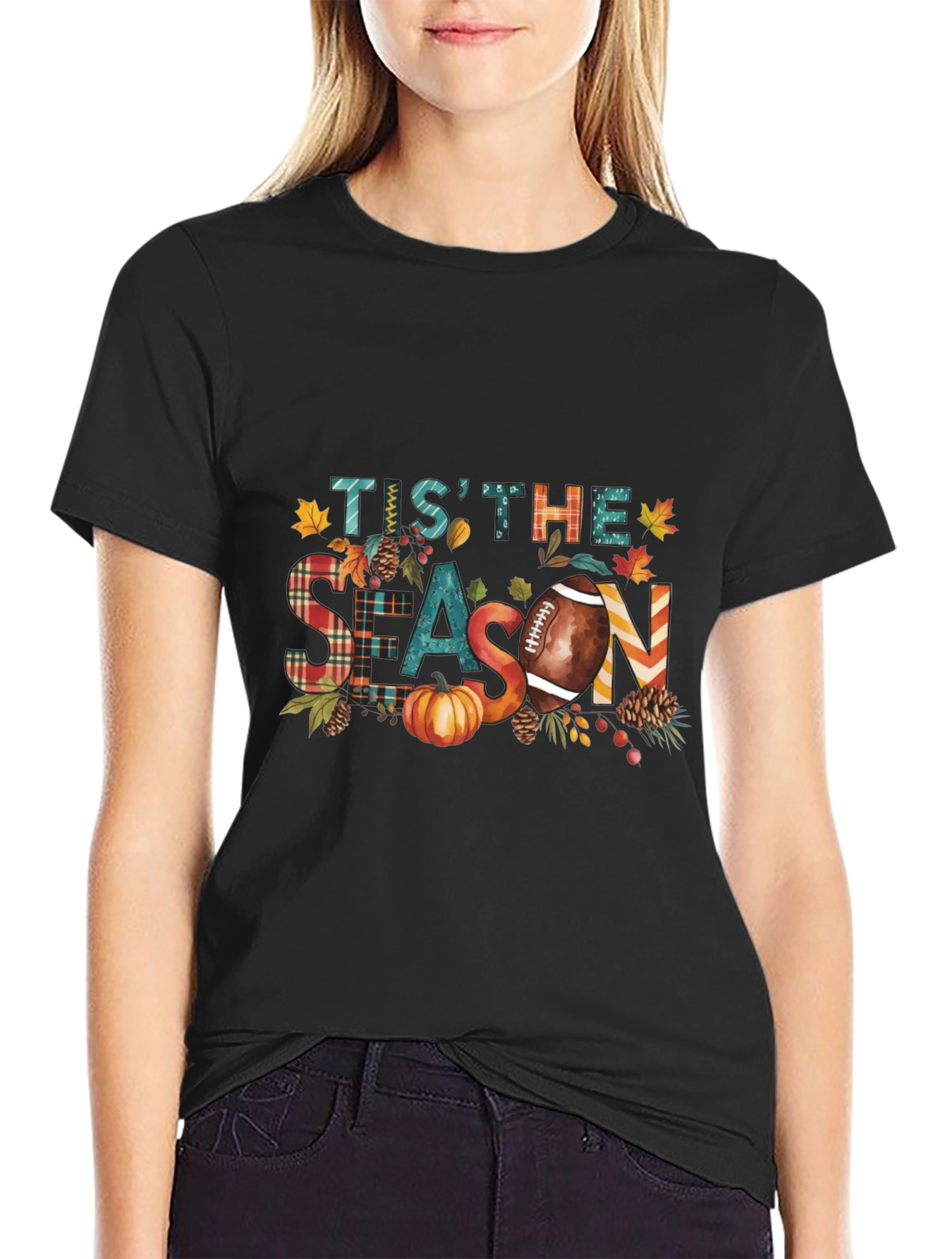 Tis The Season Fall Football T-Shirt