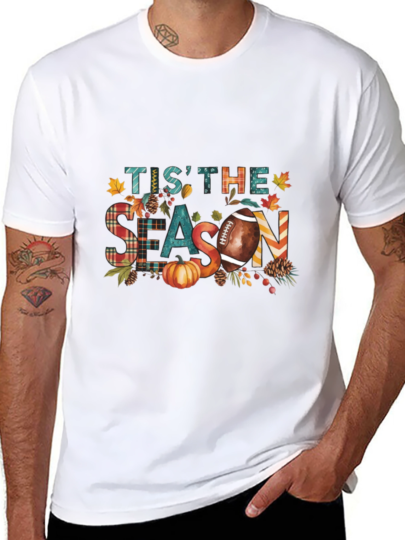 Tis The Season Fall Football T-Shirt