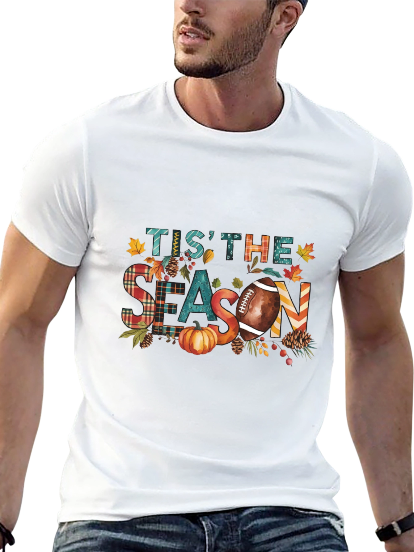 Tis The Season Fall Football T-Shirt