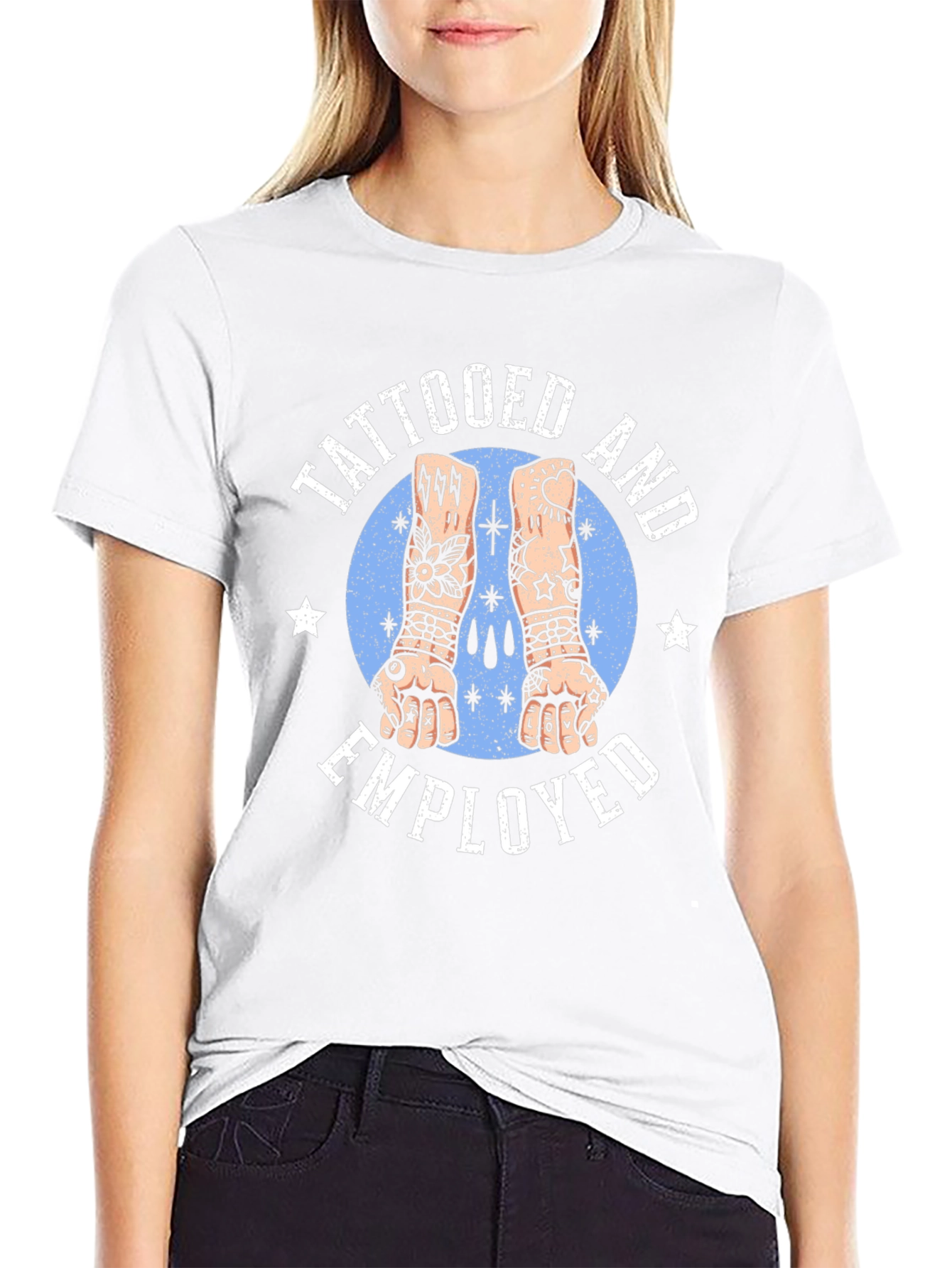 Tattooed and Employed Graphic T-Shirt