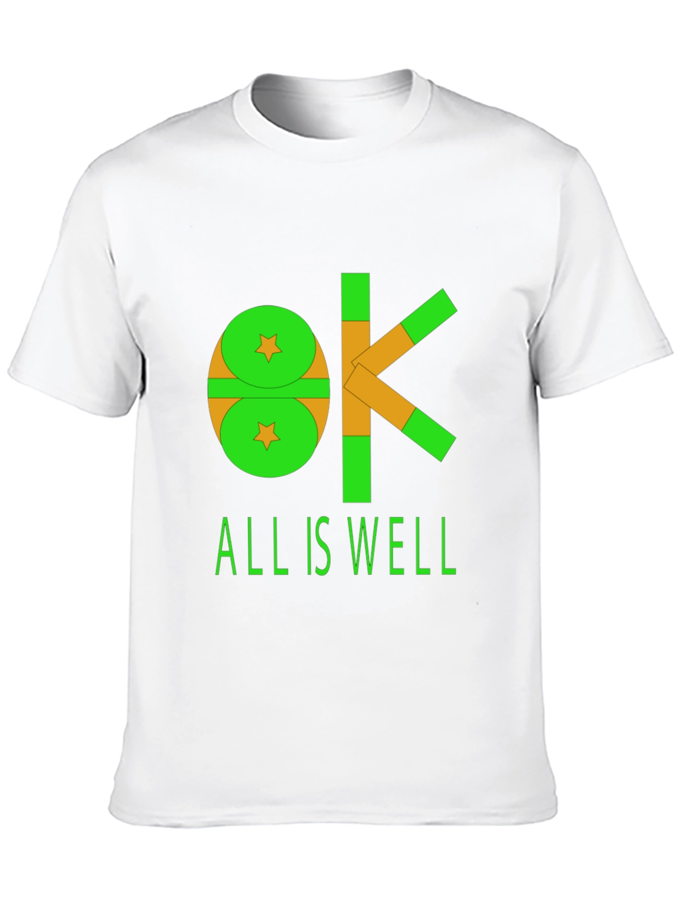 OK All Is Well Graphic Tee - Black