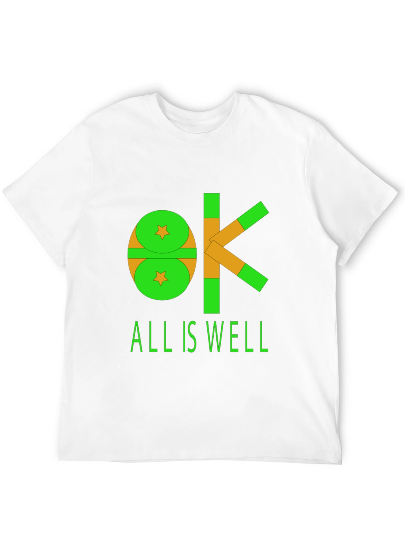 OK All Is Well Graphic Tee - Black