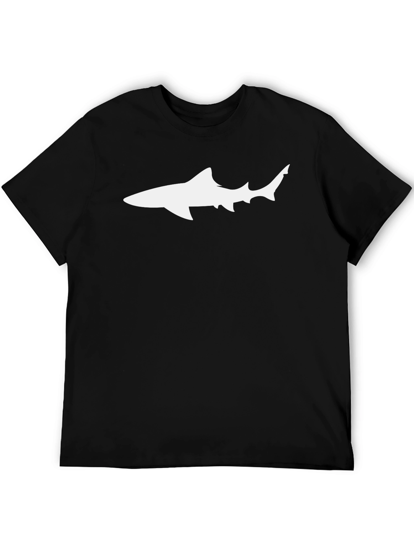 Shark Silhouette T-Shirt - Classic Crew Neck