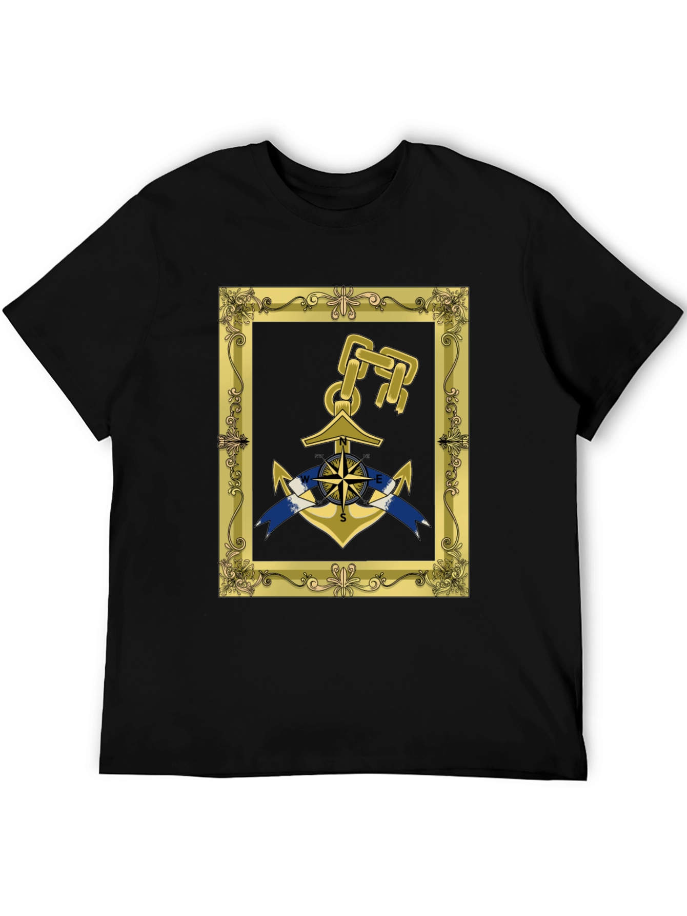 Nautical Anchor Framed Graphic Tee
