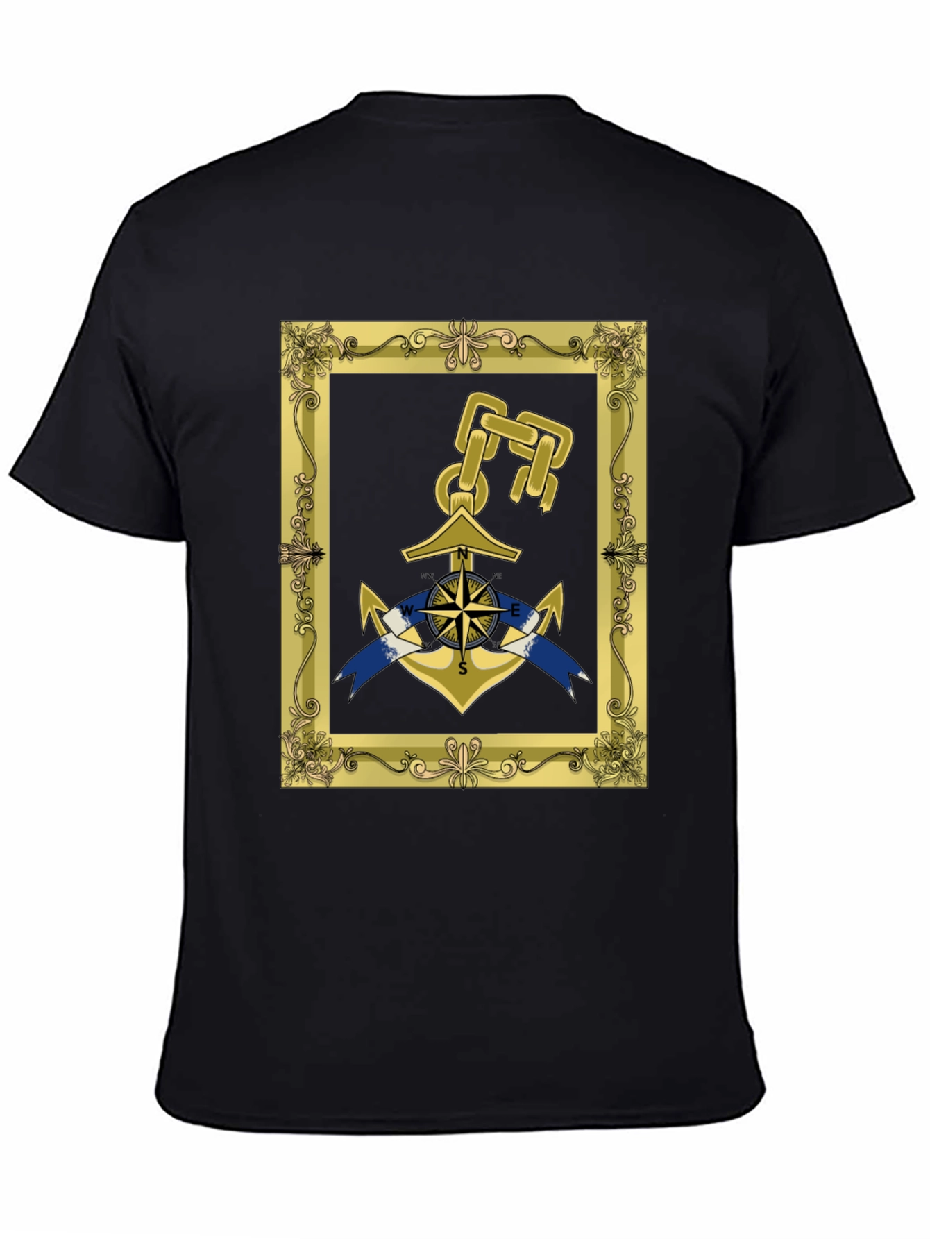 Nautical Anchor Framed Graphic Tee