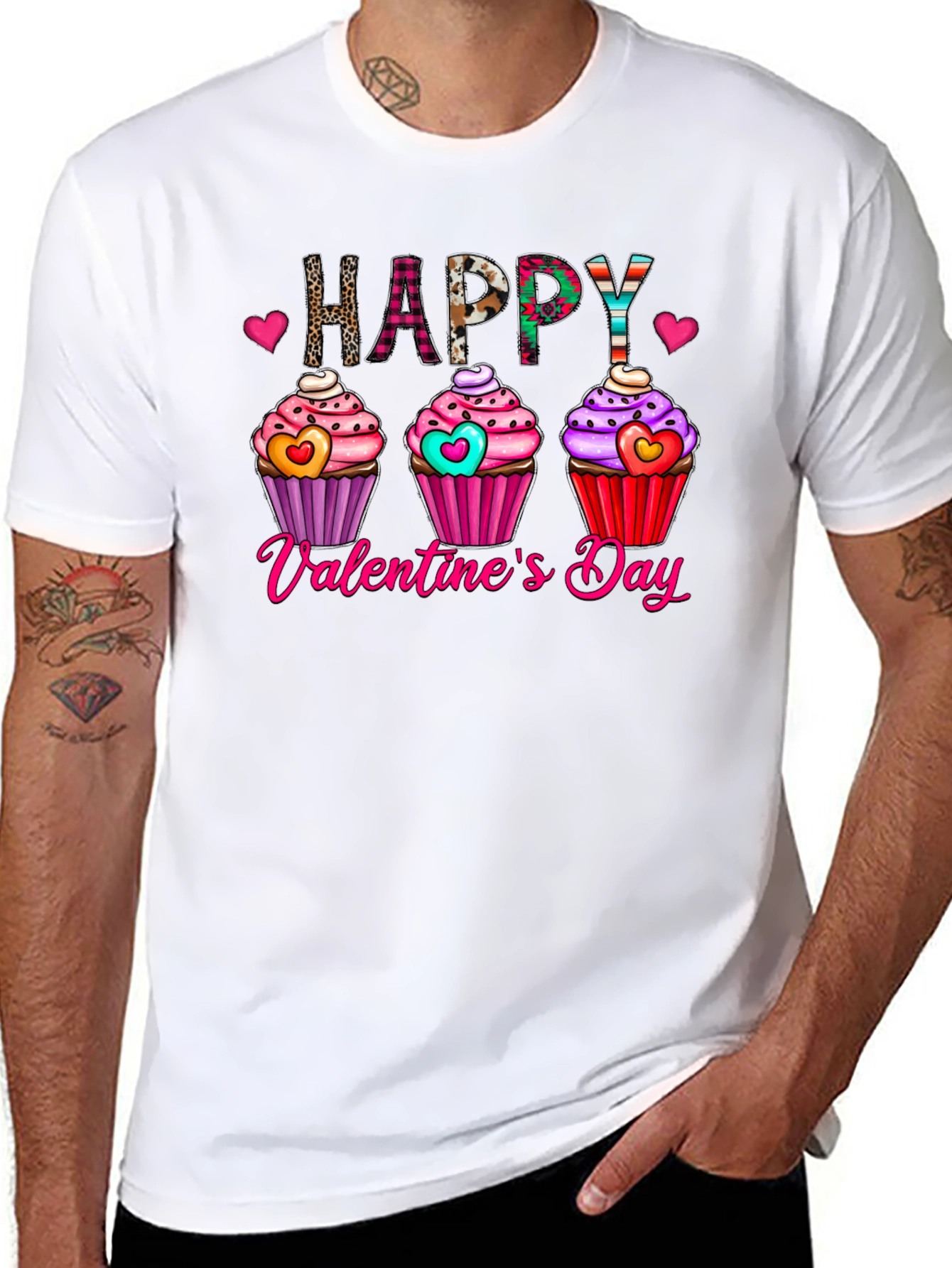 Happy Valentines Day Cupcake T-Shirt