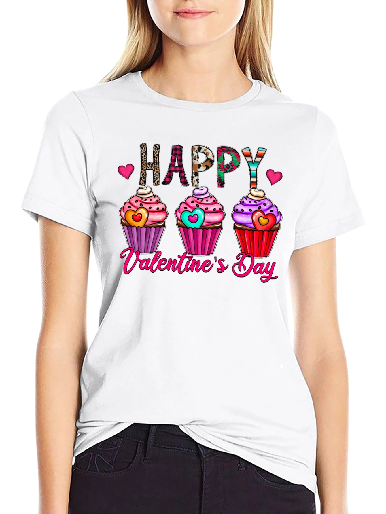 Happy Valentines Day Cupcake T-Shirt