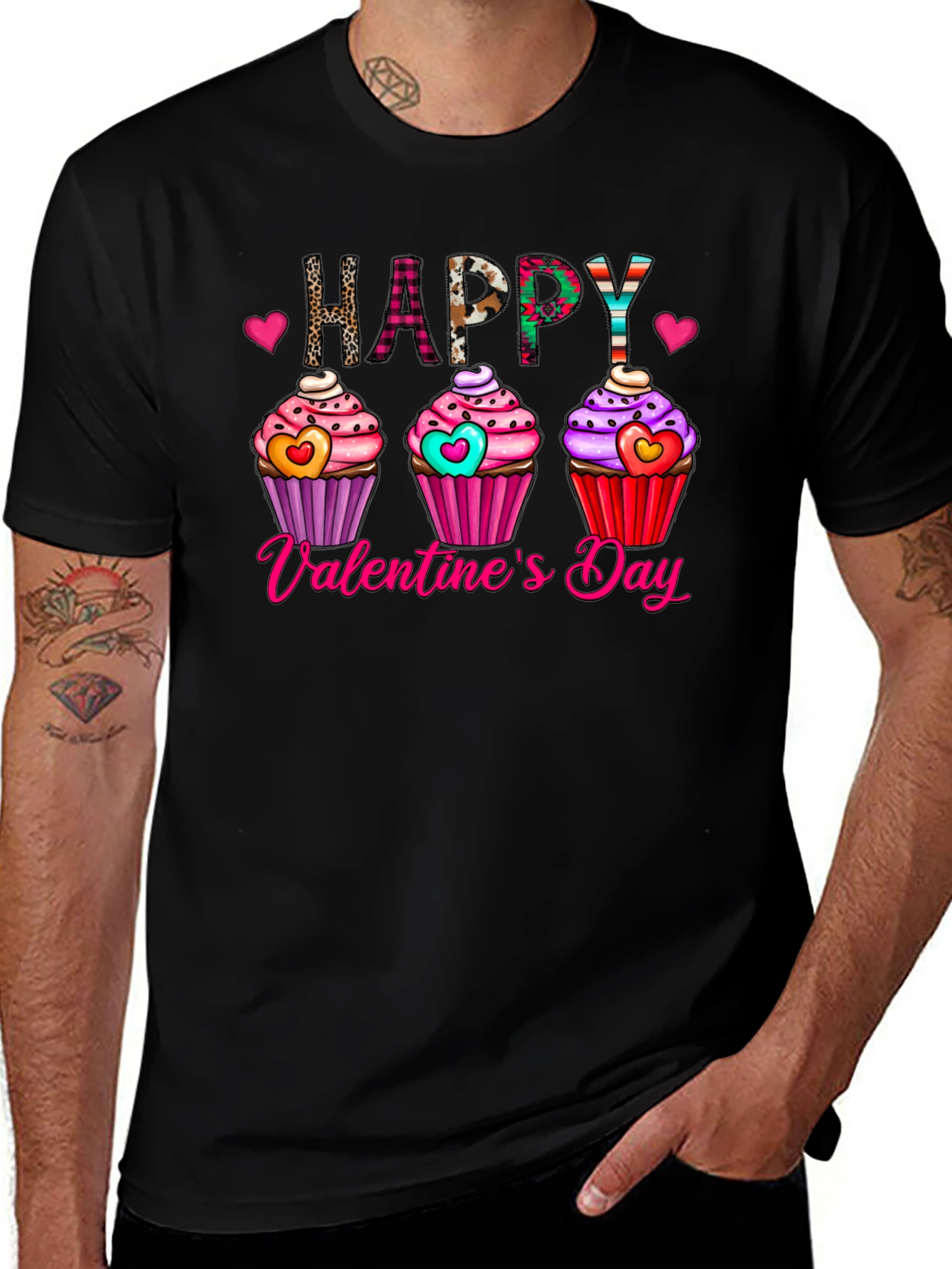 Happy Valentines Day Cupcake T-Shirt