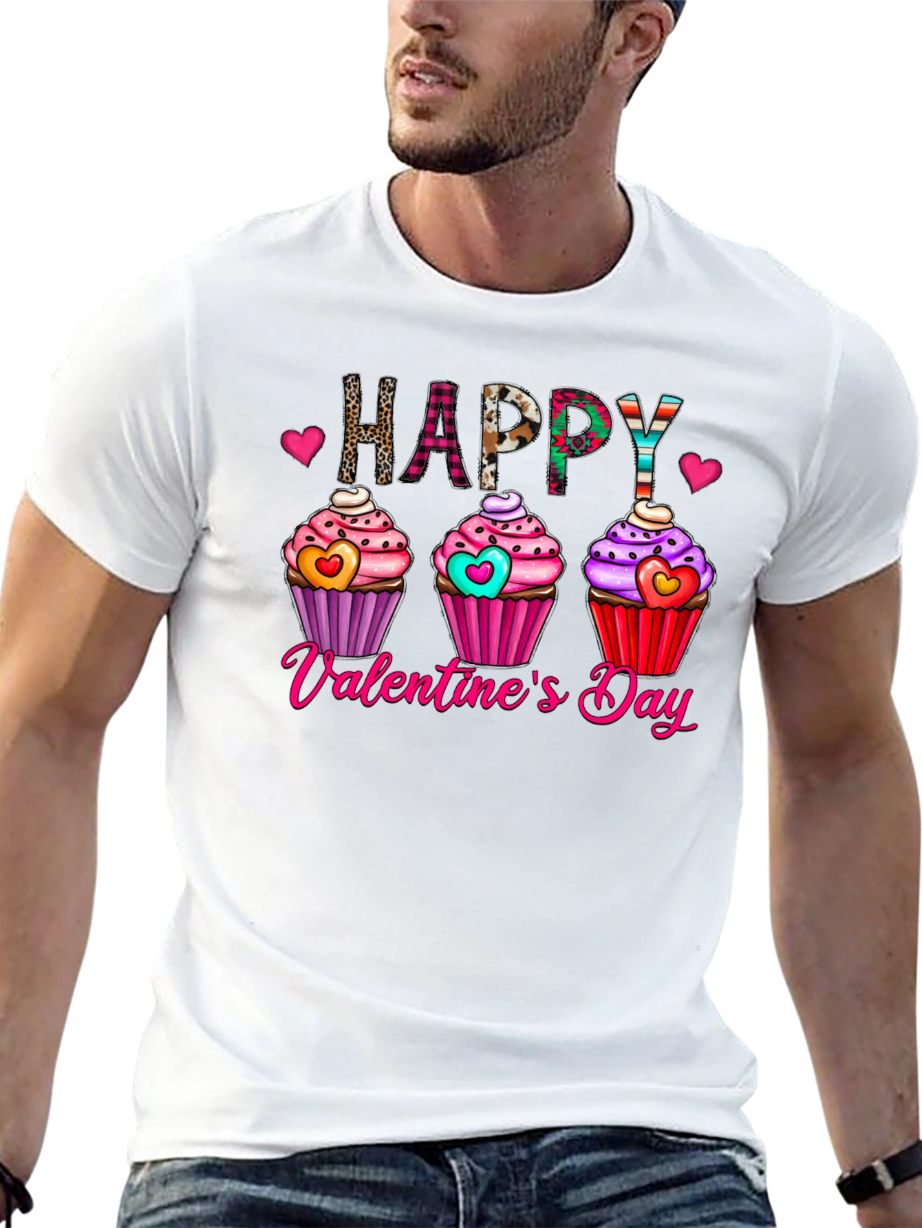 Happy Valentines Day Cupcake T-Shirt