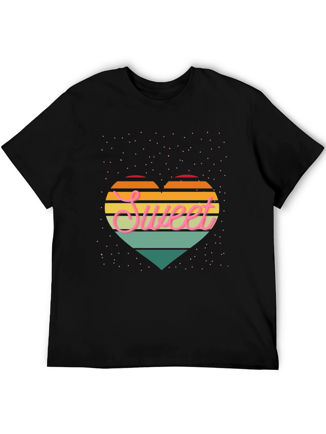 Sweet Heart Graphic Tee - Retro Style