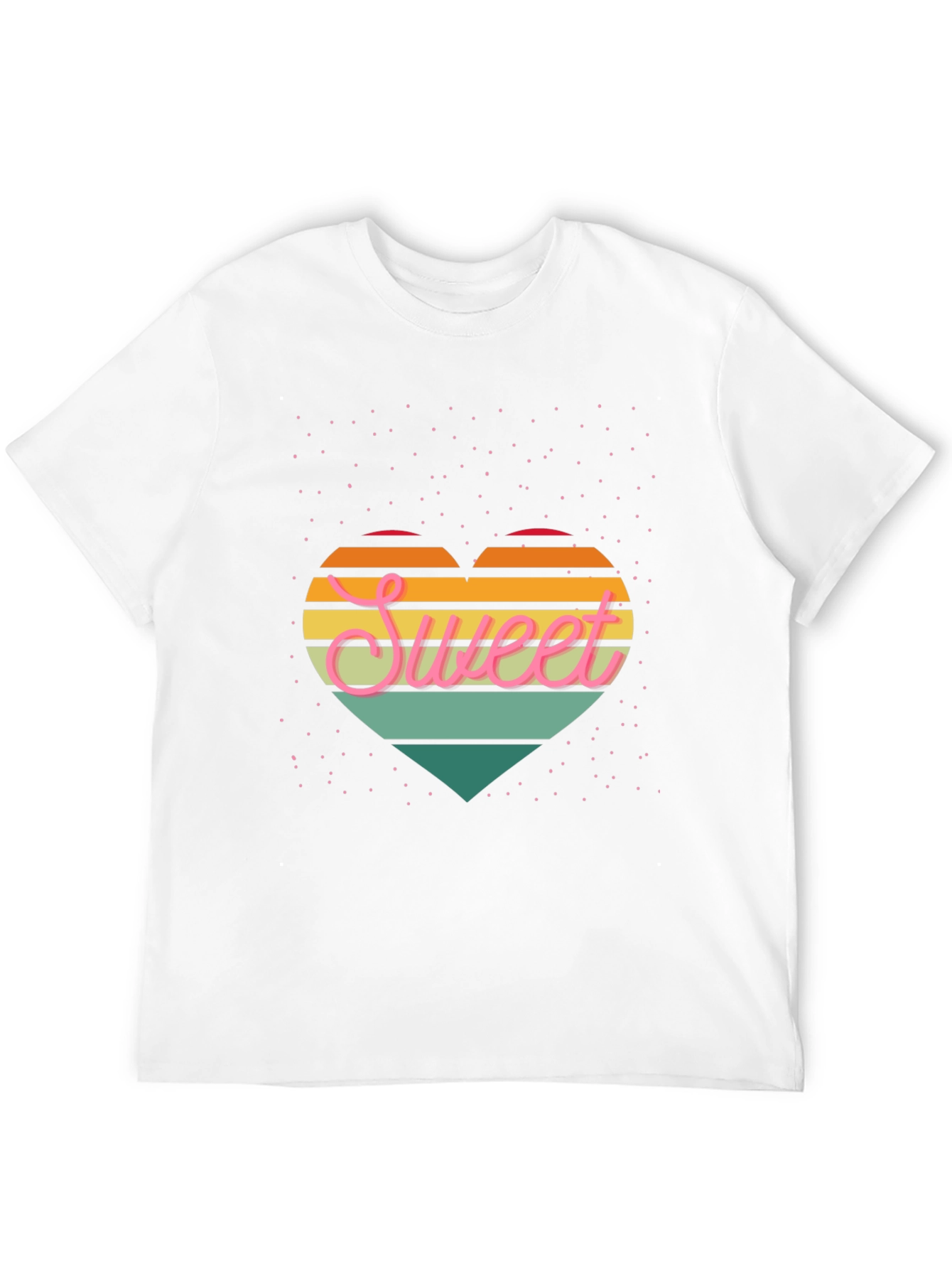Sweet Heart Graphic Tee - Retro Style