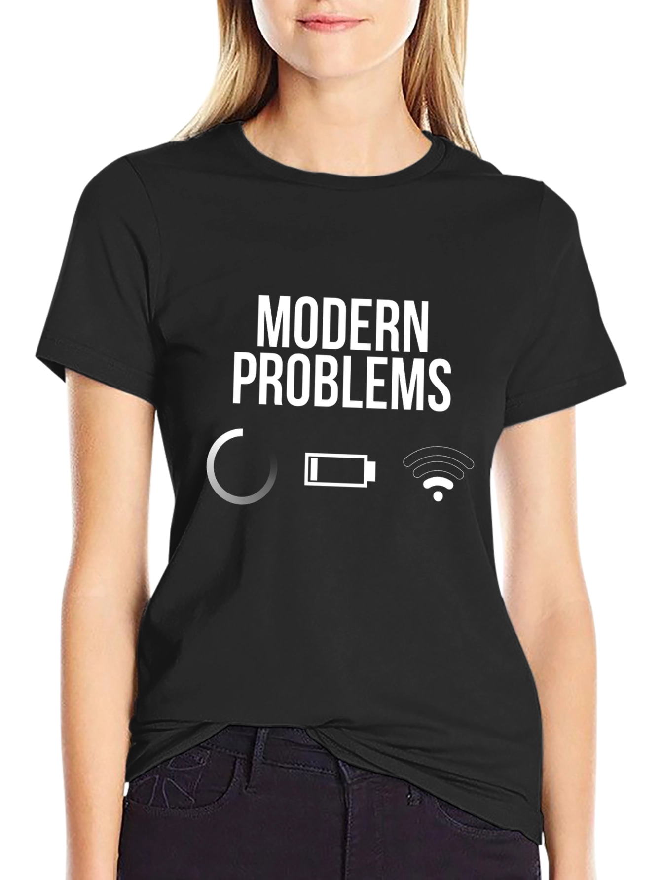 Modern Problems T-Shirt - Black