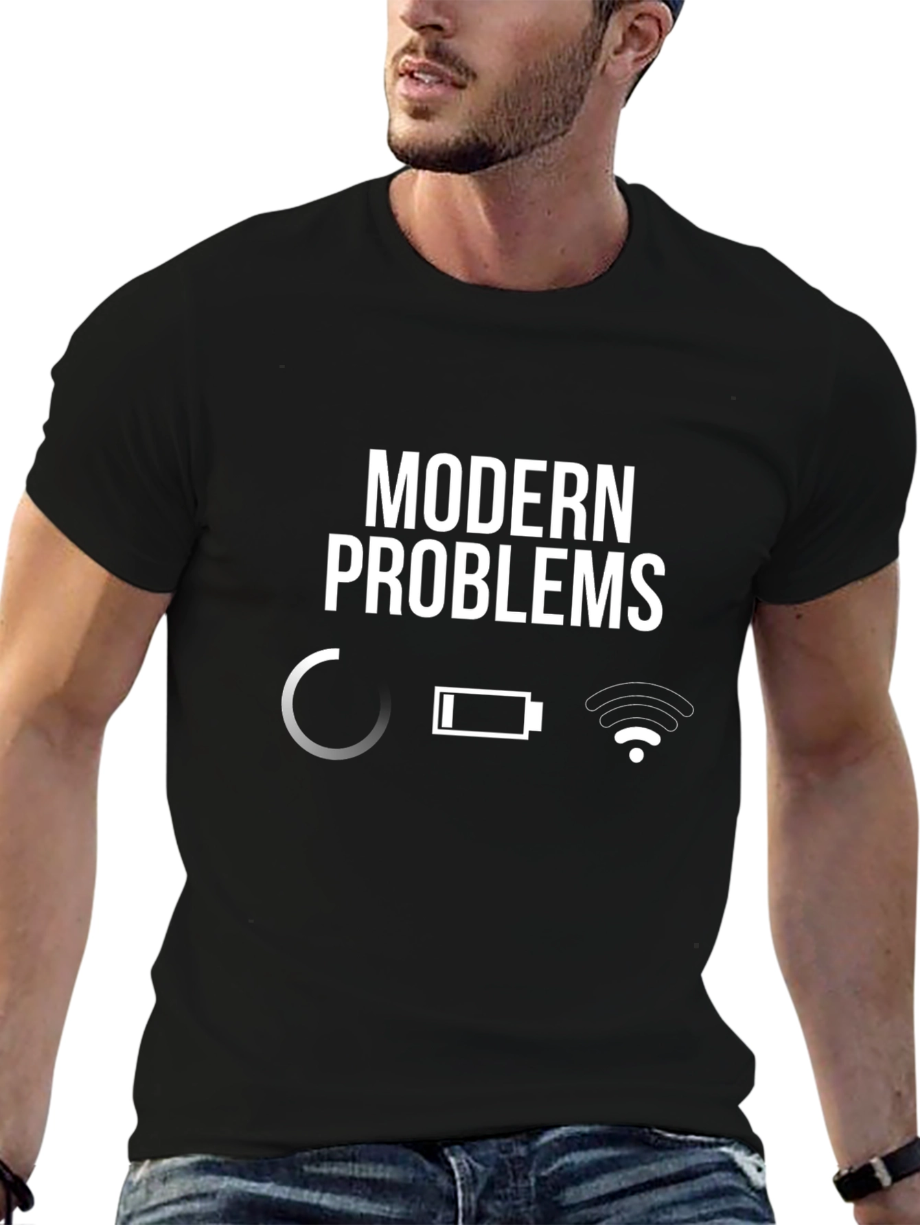 Modern Problems T-Shirt - Black