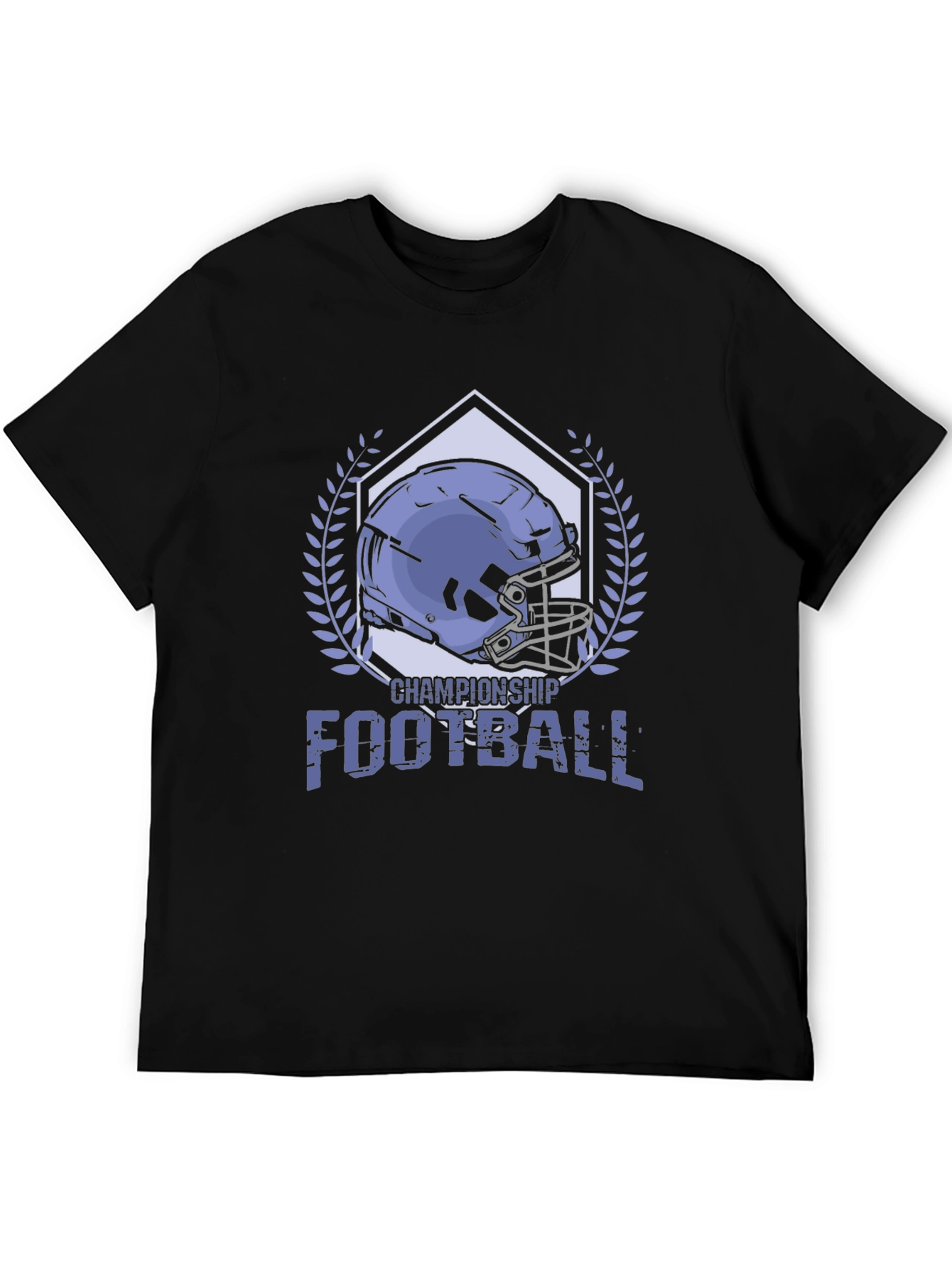 Championship Football Graphic Tee - Black