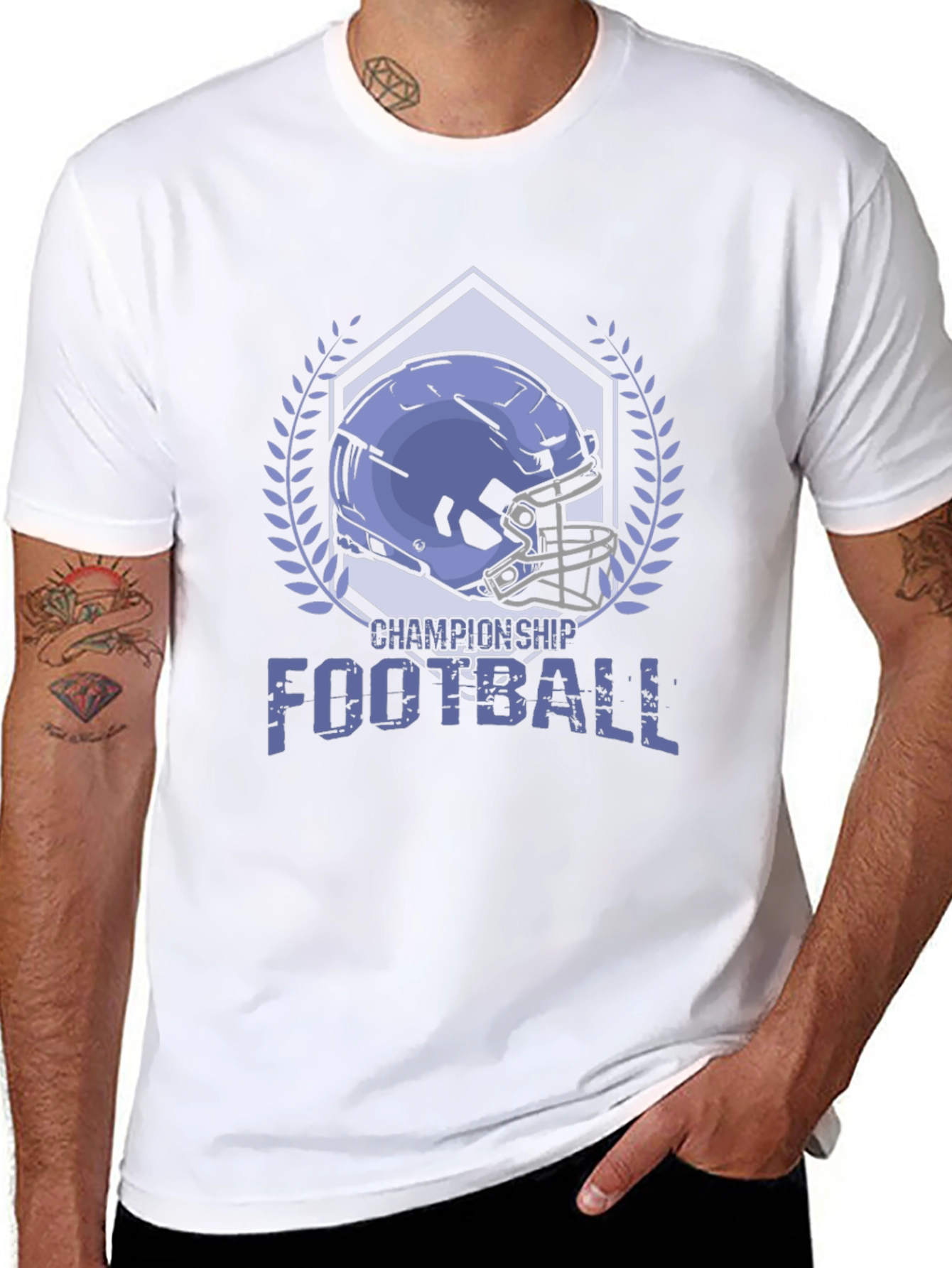 Championship Football Graphic Tee - Black