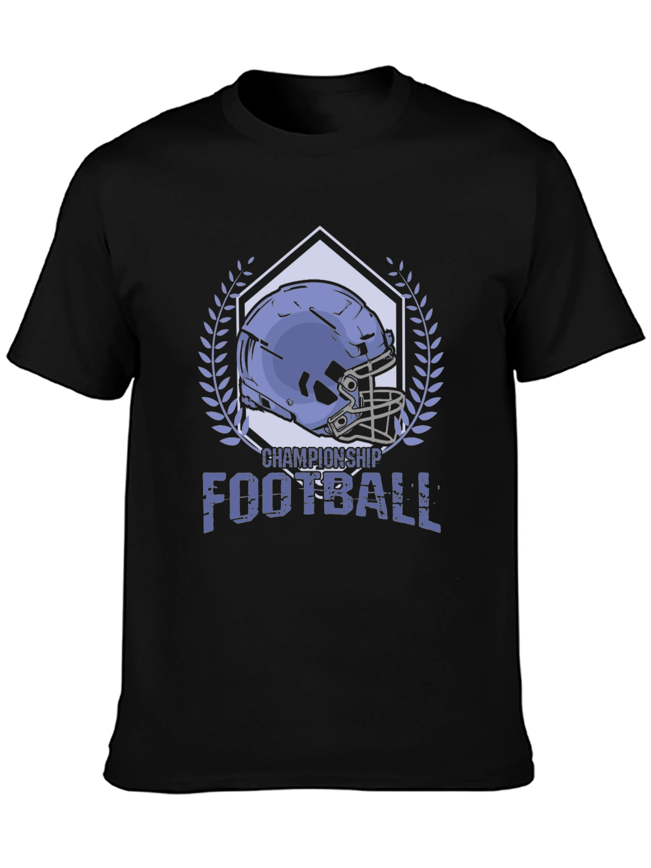 Championship Football Graphic Tee - Black