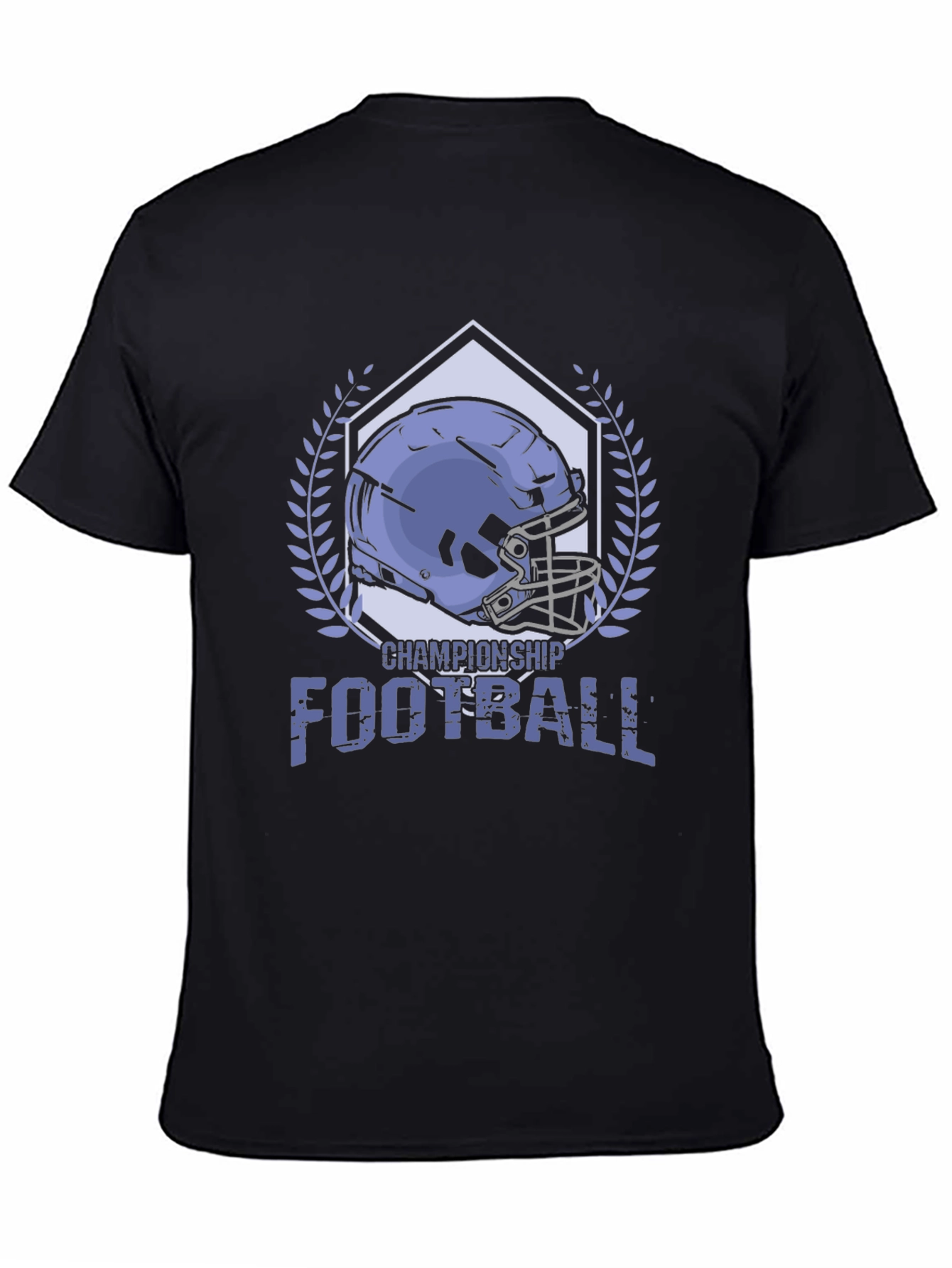 Championship Football Graphic Tee - Black