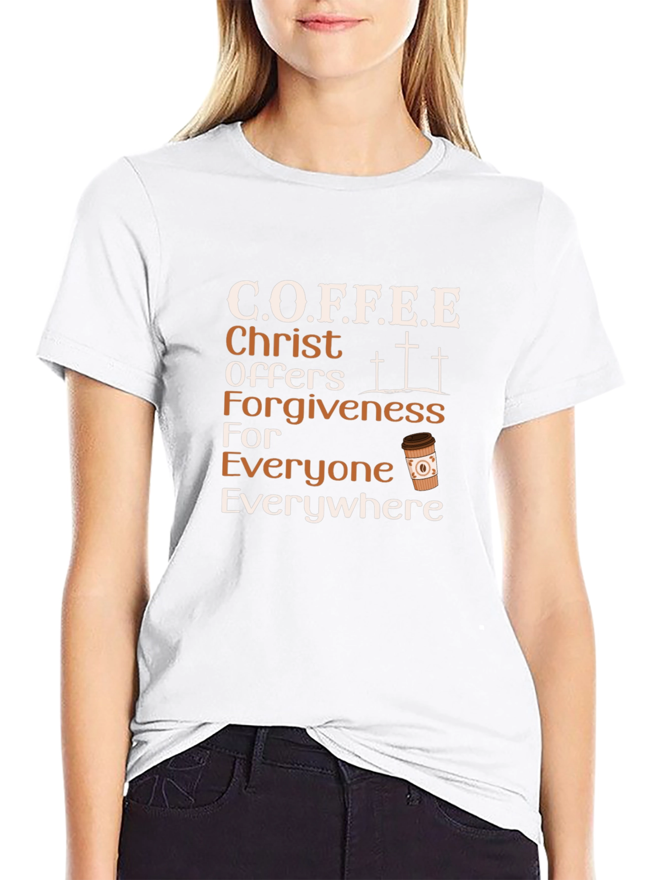 C.O.F.F.E.E. Christian Graphic Tee