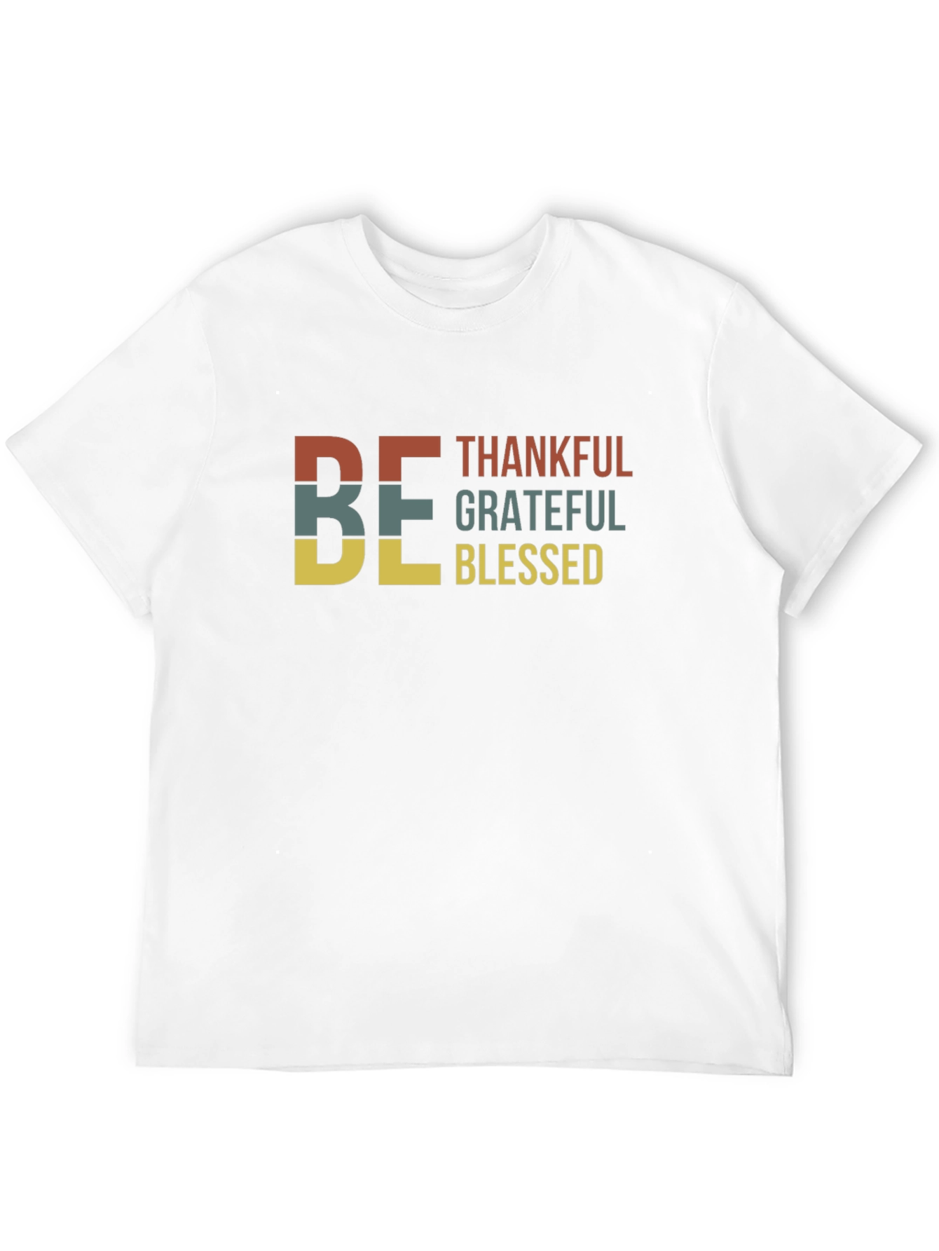 Be Thankful Graphic Tee | Unisex Black T-Shirt