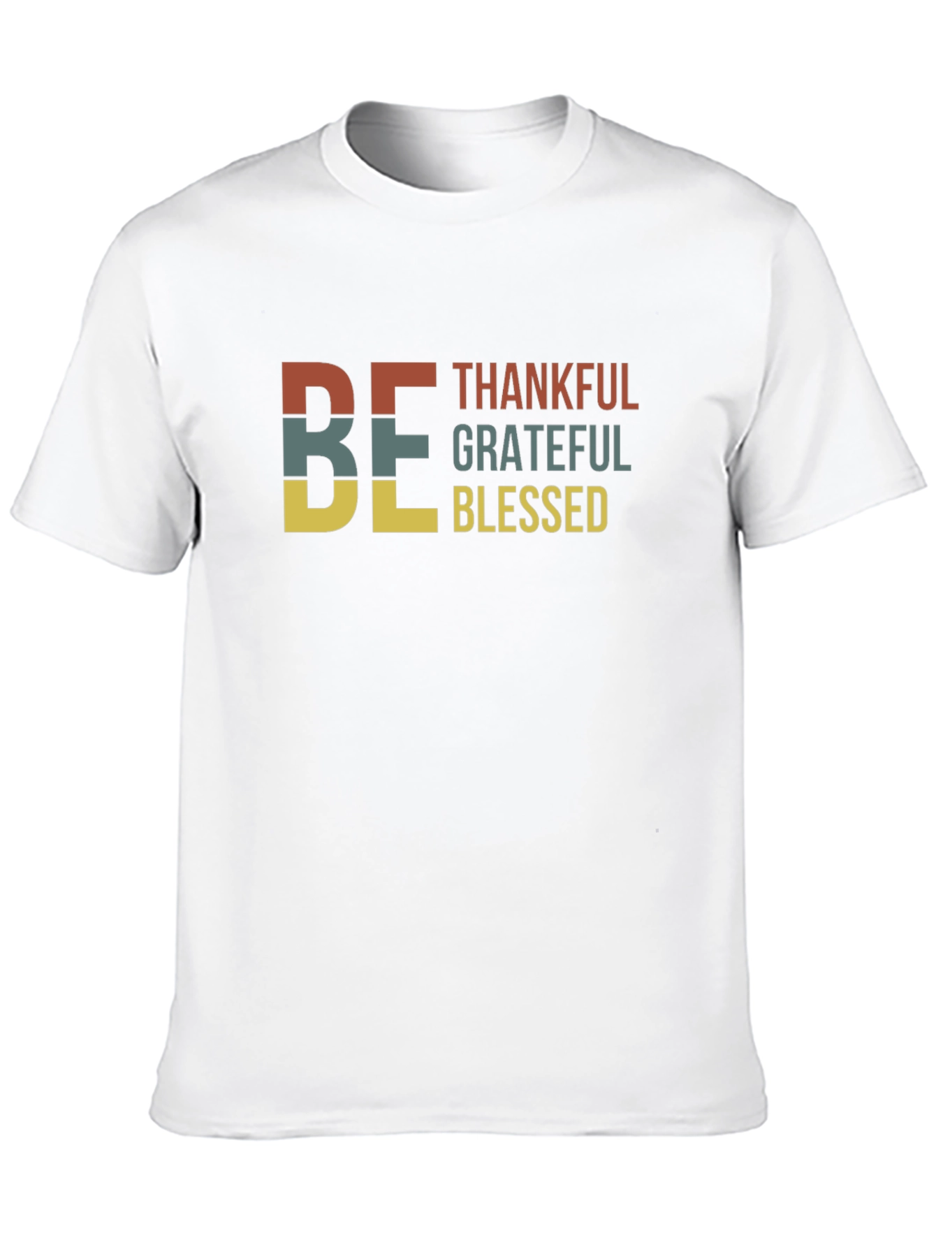 Be Thankful Graphic Tee | Unisex Black T-Shirt