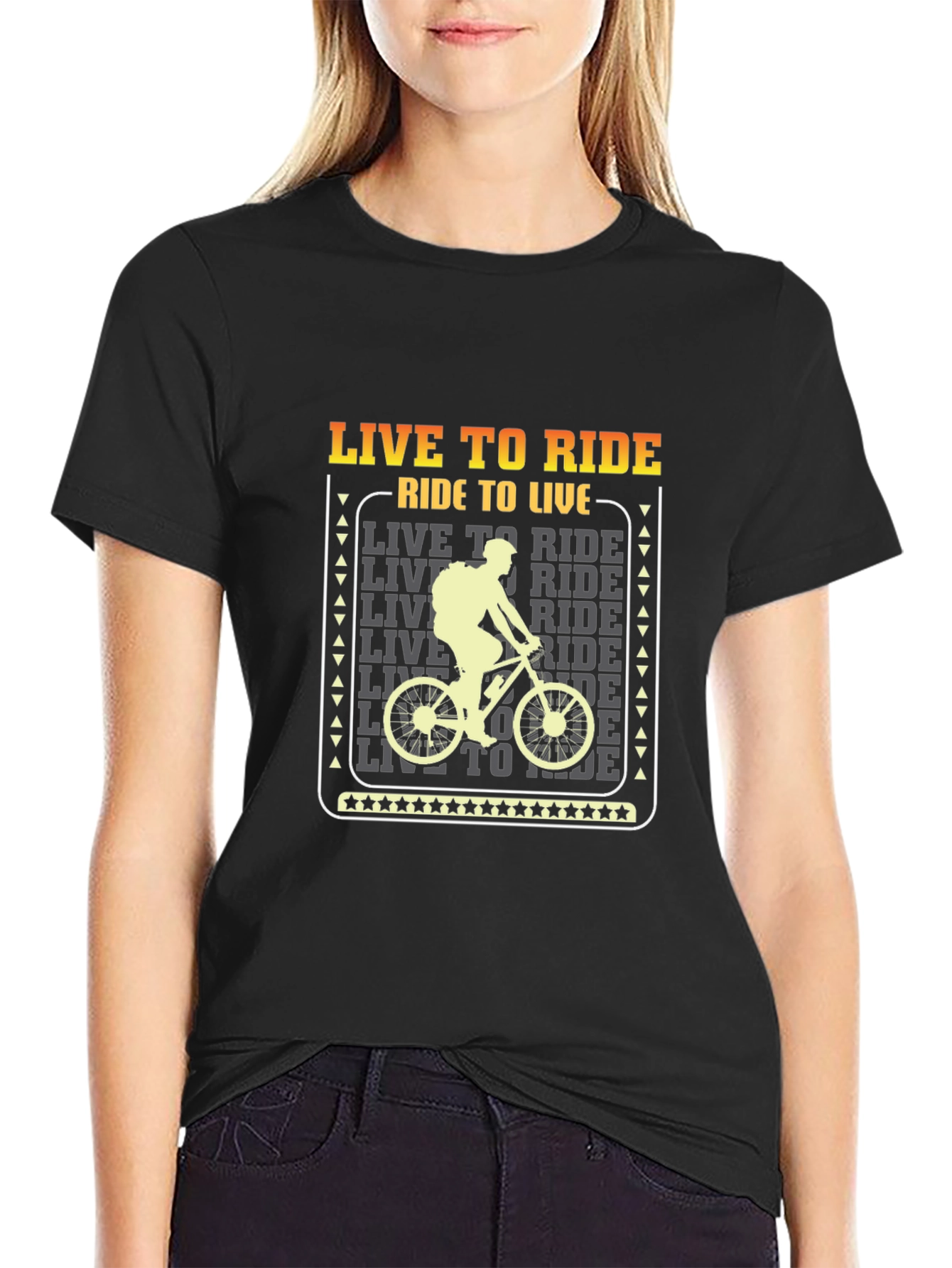 Live to Ride Graphic Tee - Biker T-Shirt