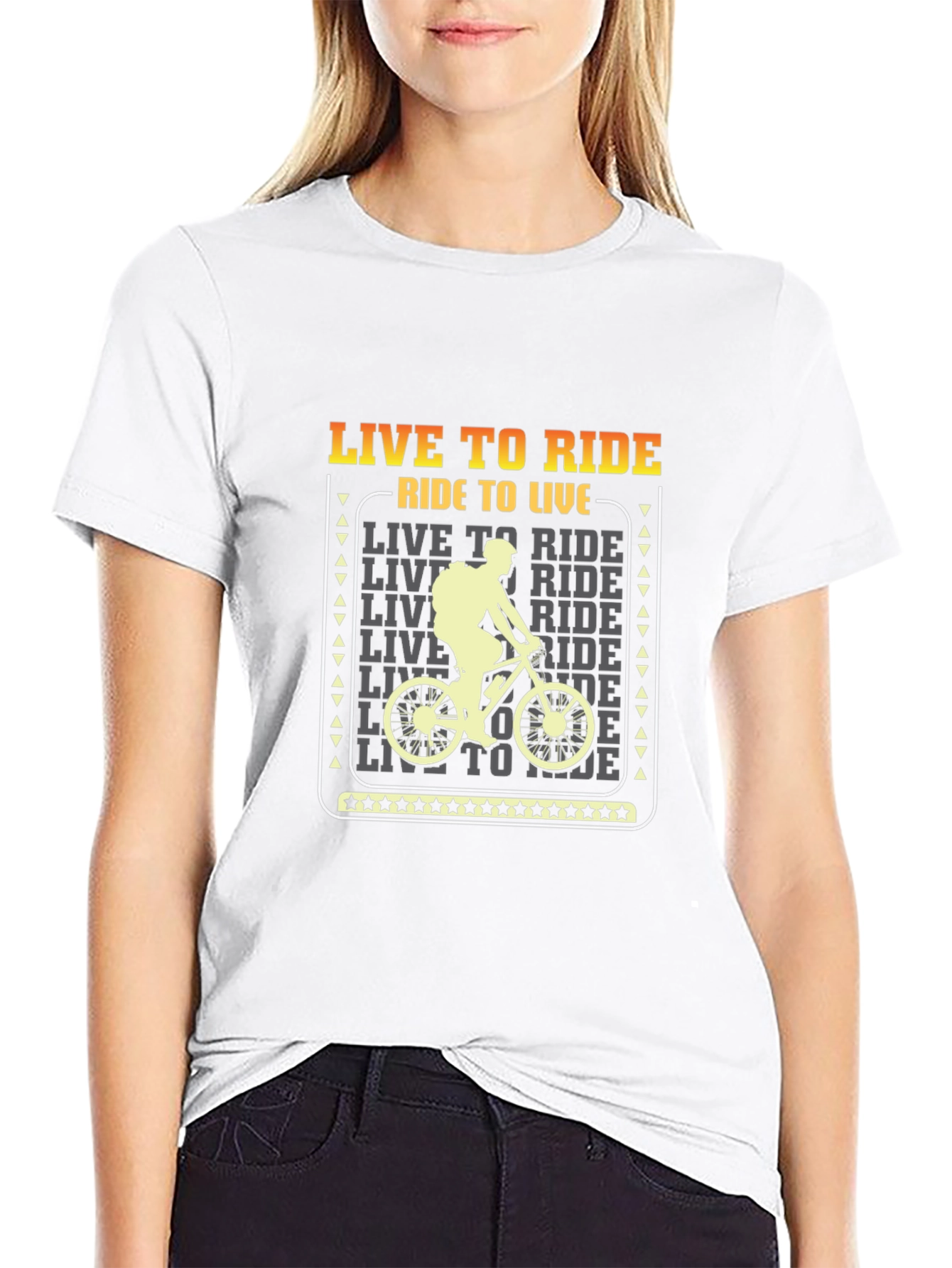 Live to Ride Graphic Tee - Biker T-Shirt