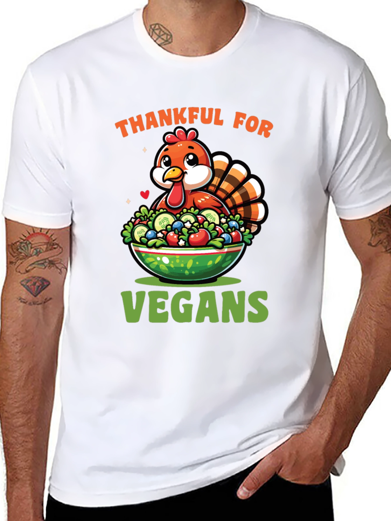 Thankful for Vegans T-Shirt