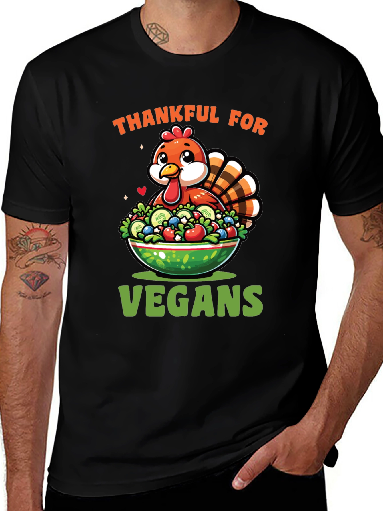 Thankful for Vegans T-Shirt