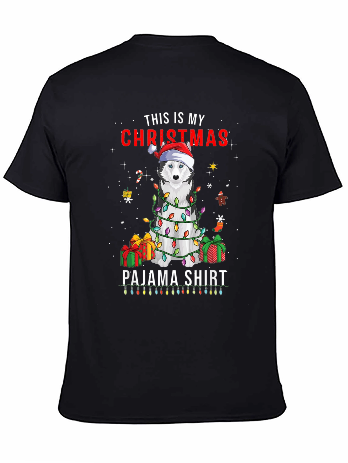 Christmas Dog Pajama Shirt - Holiday Tee