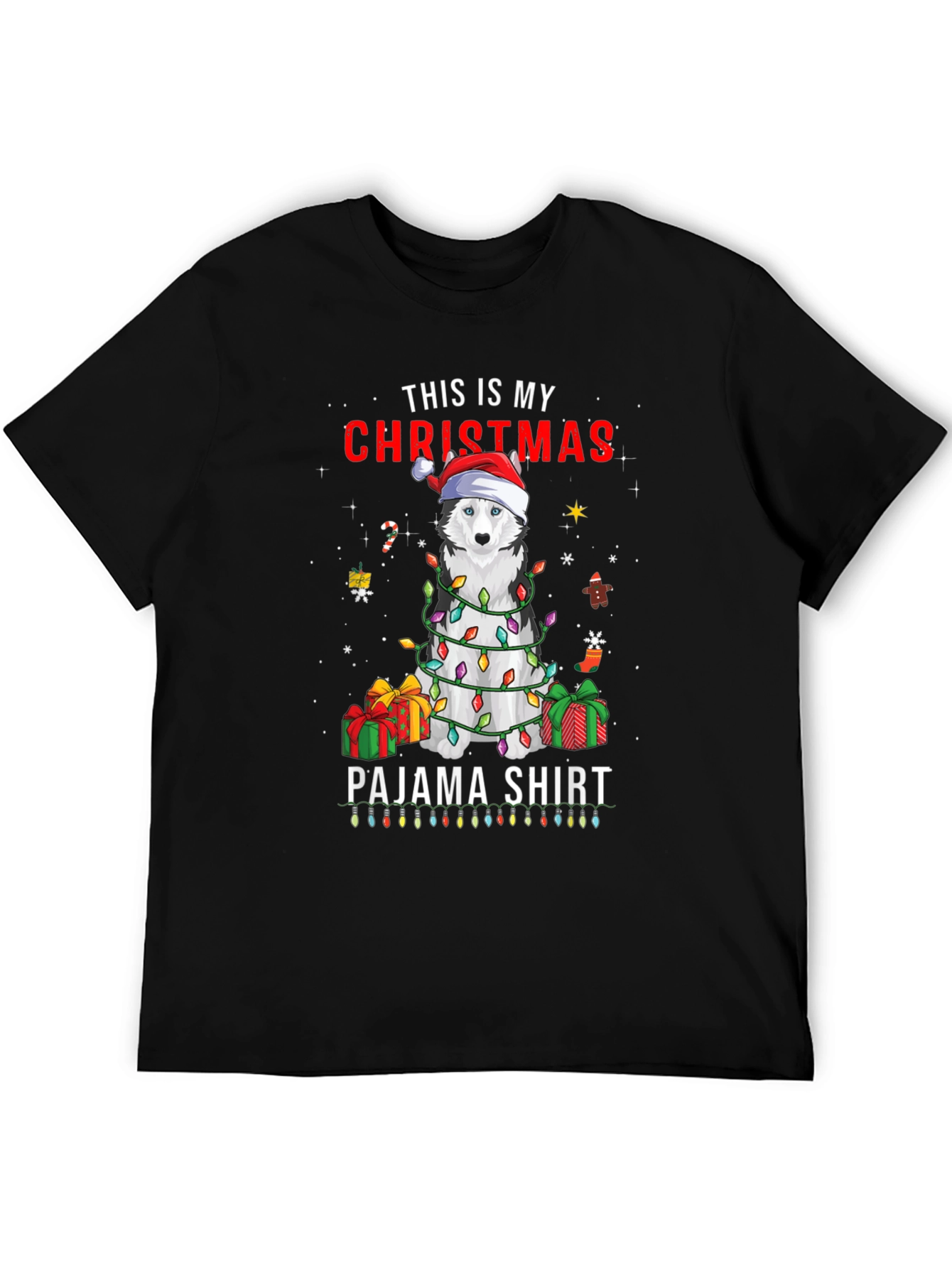 Christmas Dog Pajama Shirt - Holiday Tee