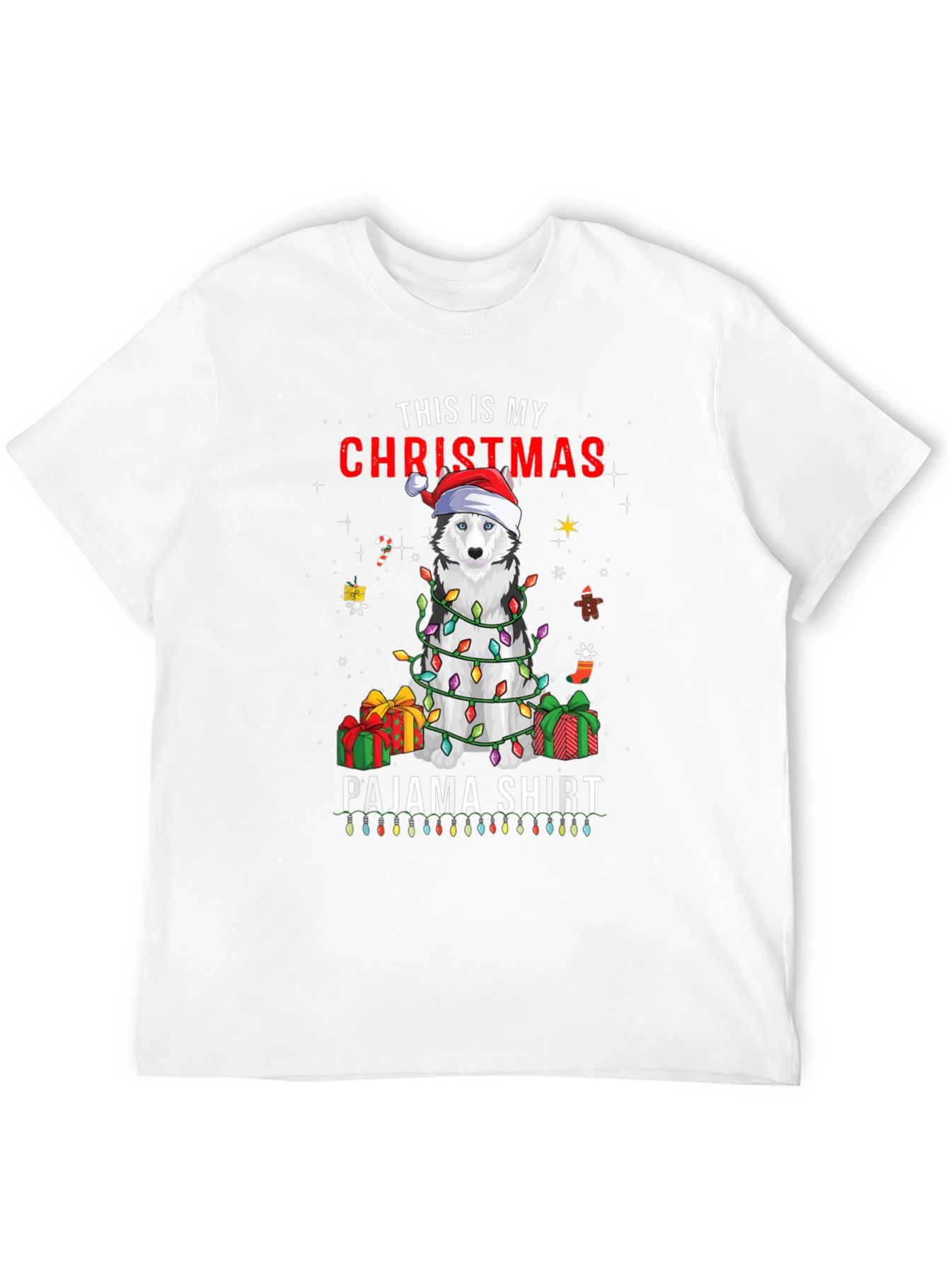 Christmas Dog Pajama Shirt - Holiday Tee