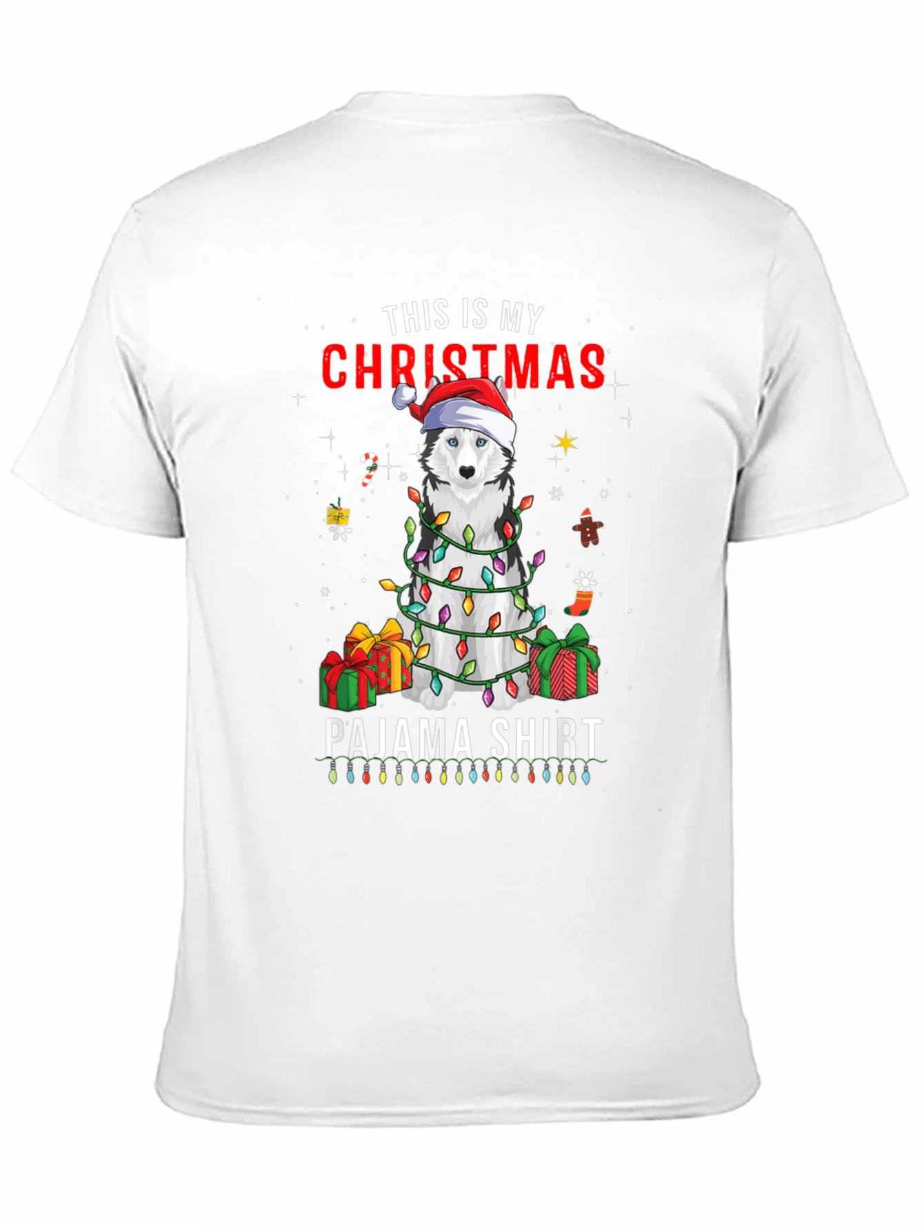 Christmas Dog Pajama Shirt - Holiday Tee