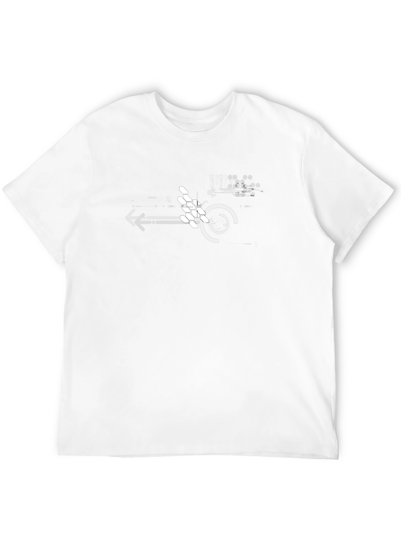 Tech Circuit Graphic Black T-Shirt