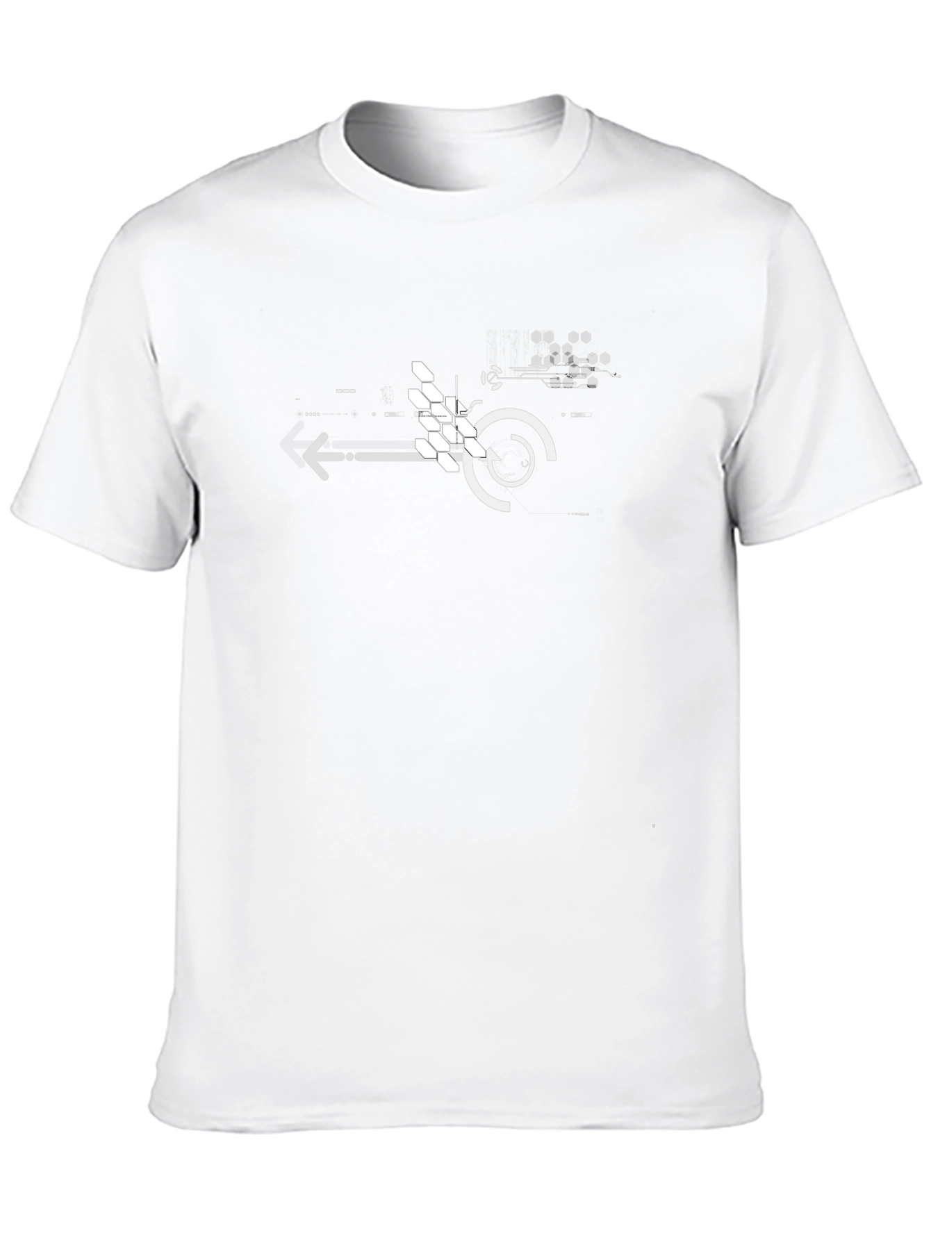 Tech Circuit Graphic Black T-Shirt