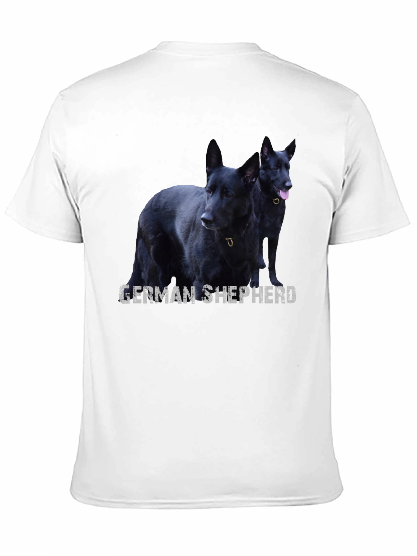 Black German Shepherd Dog Graphic T-Shirt