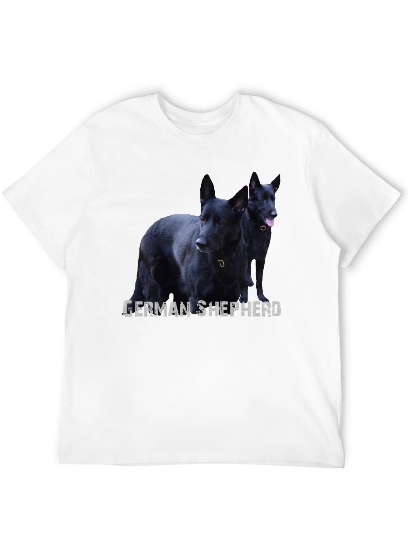 Black German Shepherd Dog Graphic T-Shirt