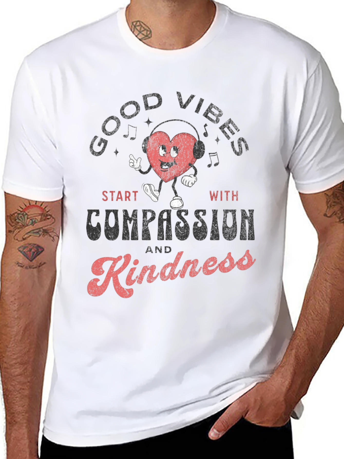 Good Vibes Compassion and Kindness T-Shirt