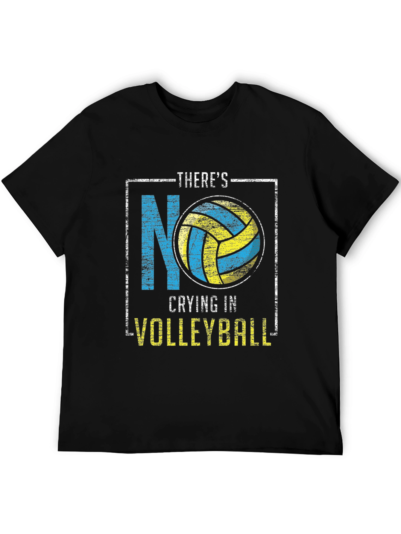 Volleyball T-Shirt: Theres No Crying!
