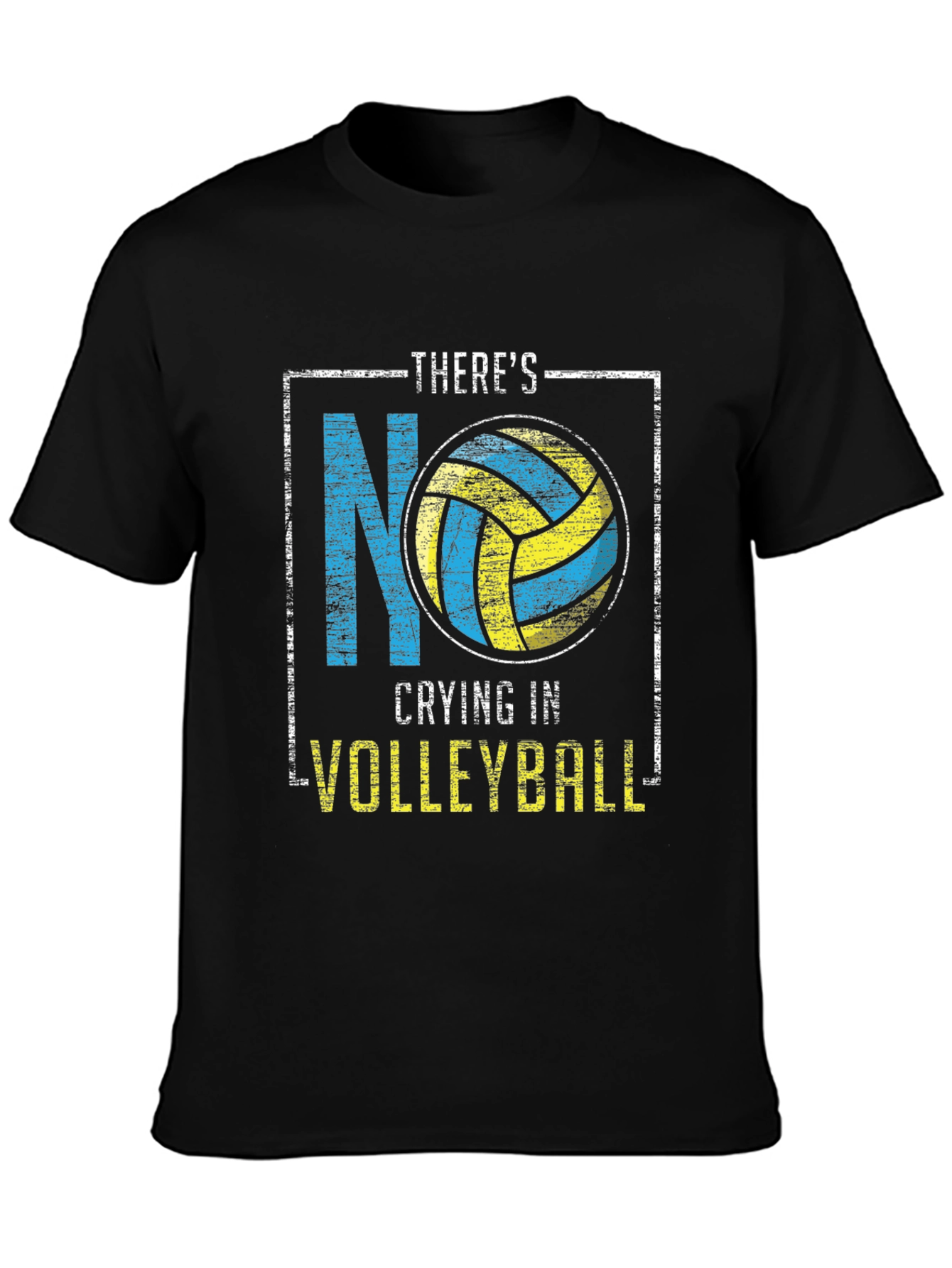 Volleyball T-Shirt: Theres No Crying!