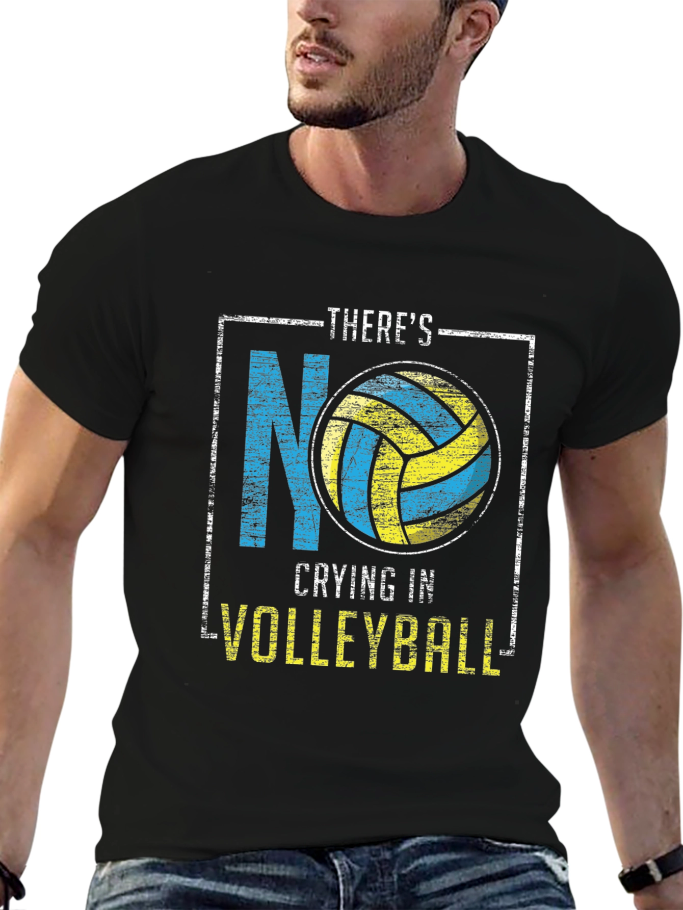 Volleyball T-Shirt: Theres No Crying!