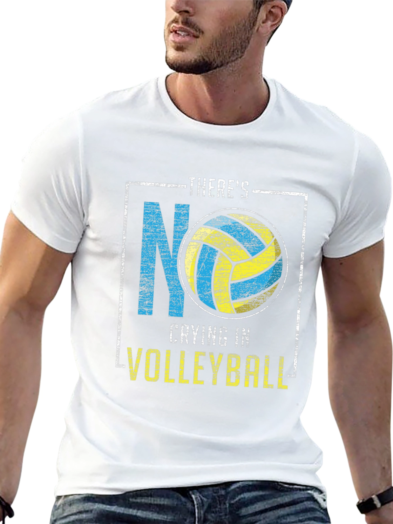 Volleyball T-Shirt: Theres No Crying!