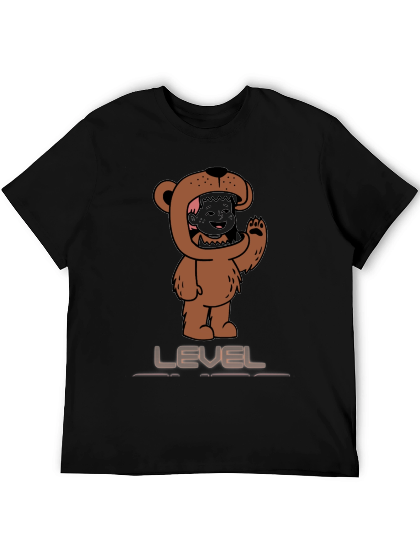 Cartoon Bear Character T-Shirt