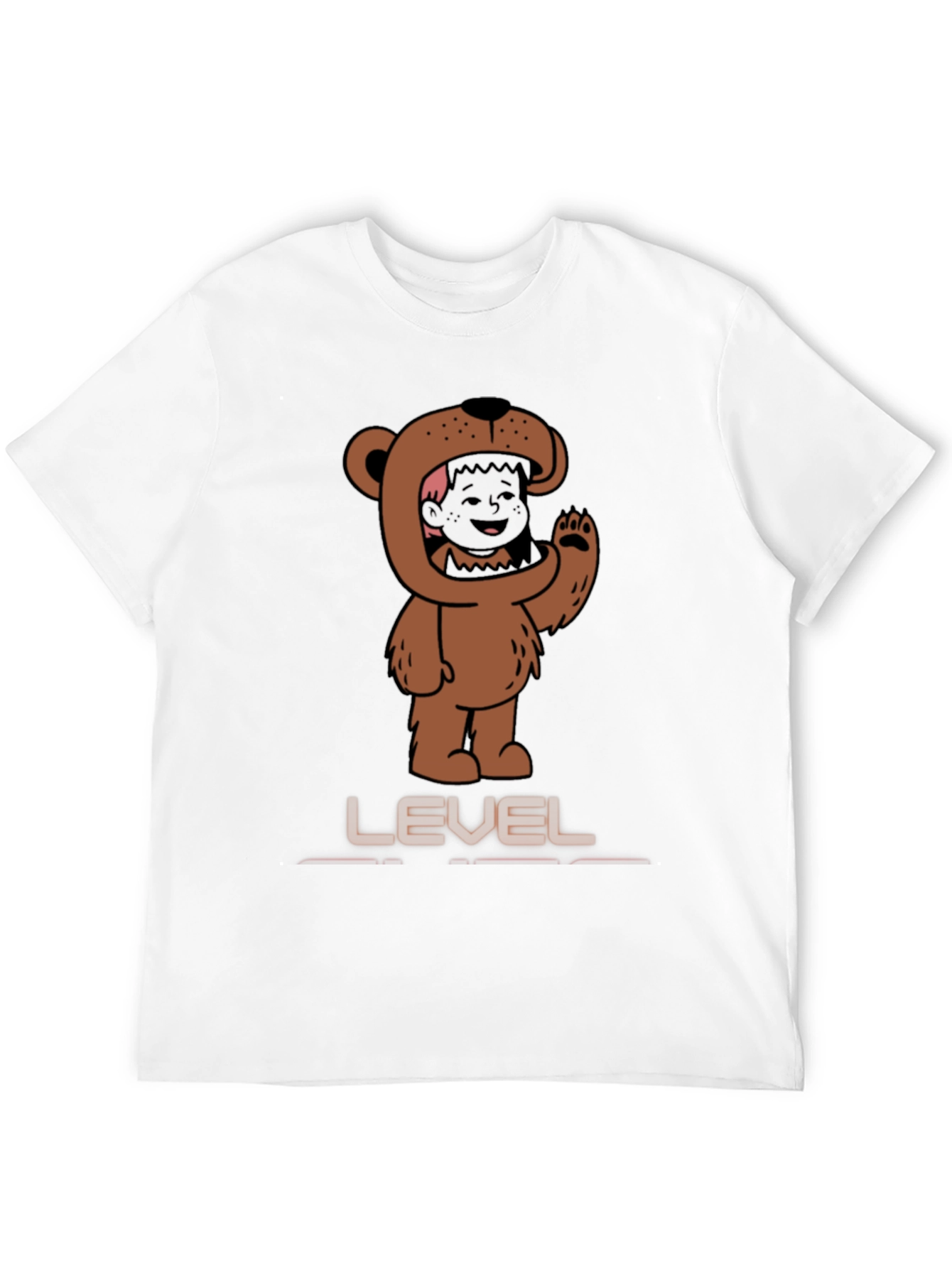 Cartoon Bear Character T-Shirt
