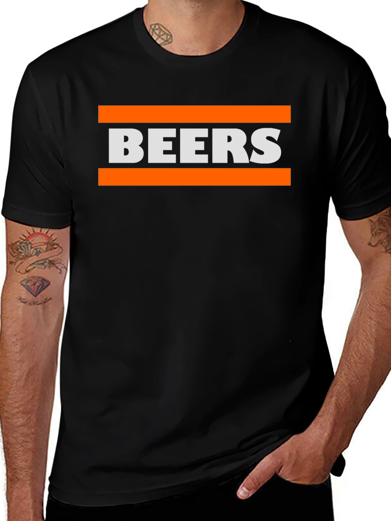 Beers Graphic T-Shirt - Black