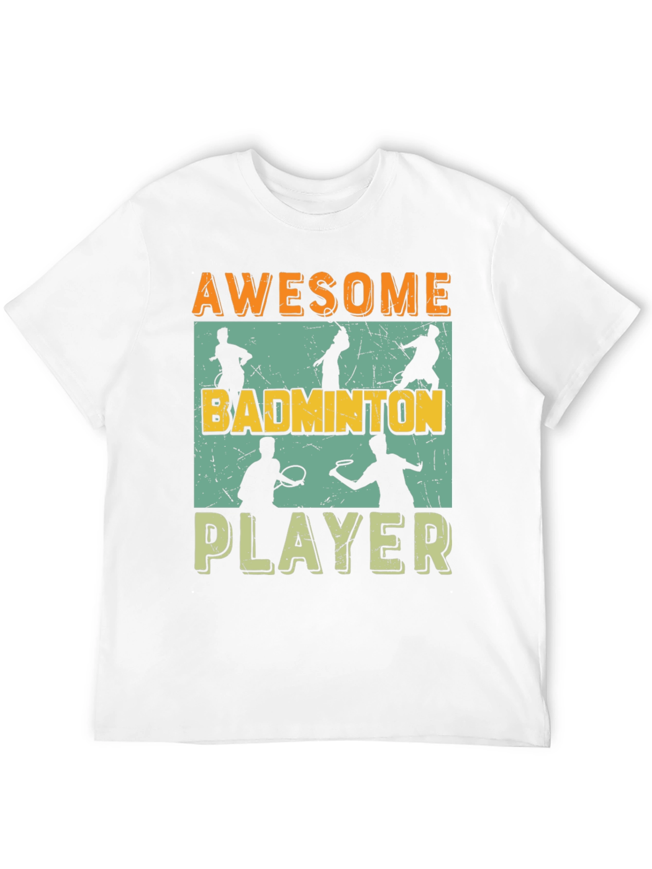 Awesome Badminton Player Graphic Tee