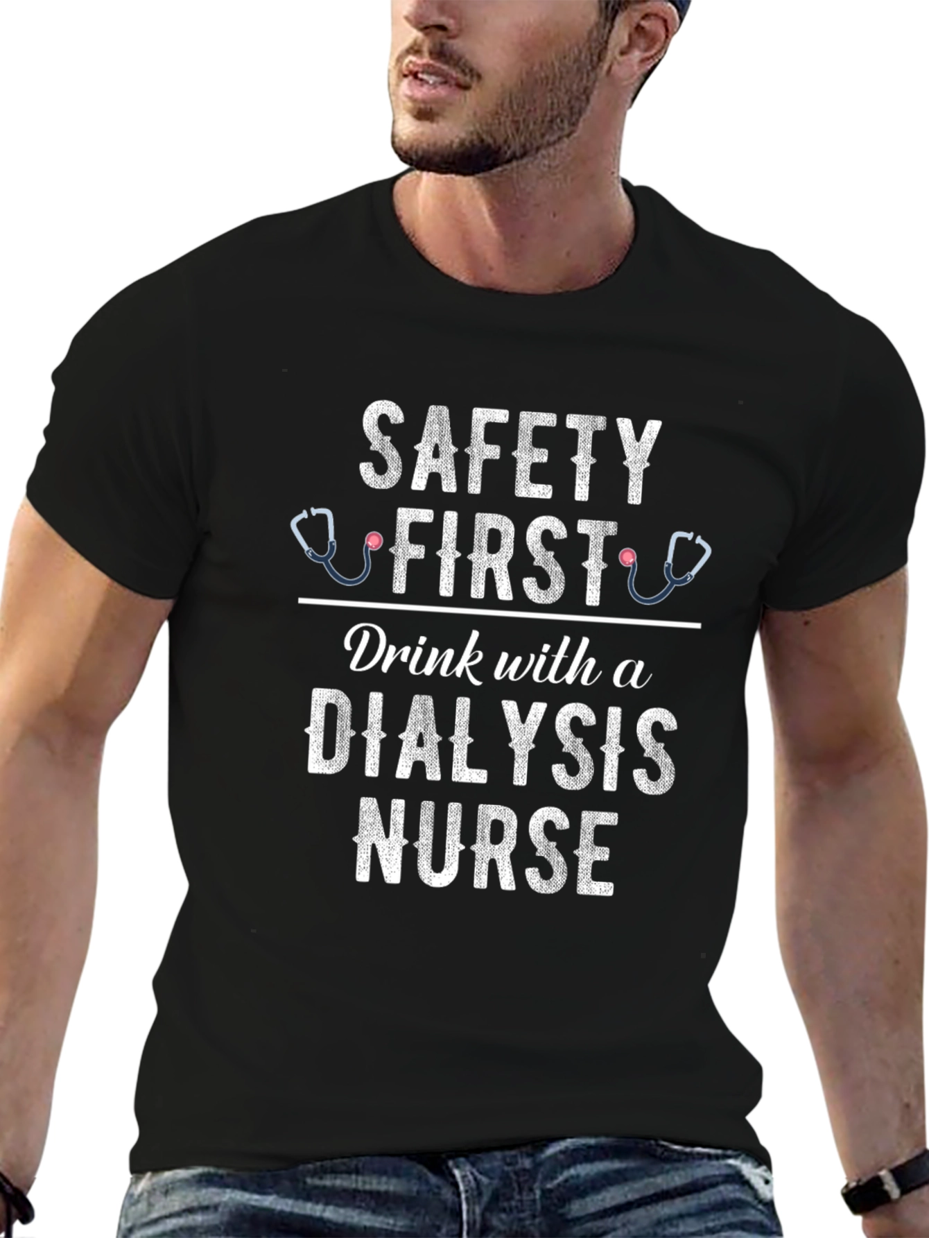 Safety First Dialysis Nurse T-Shirt