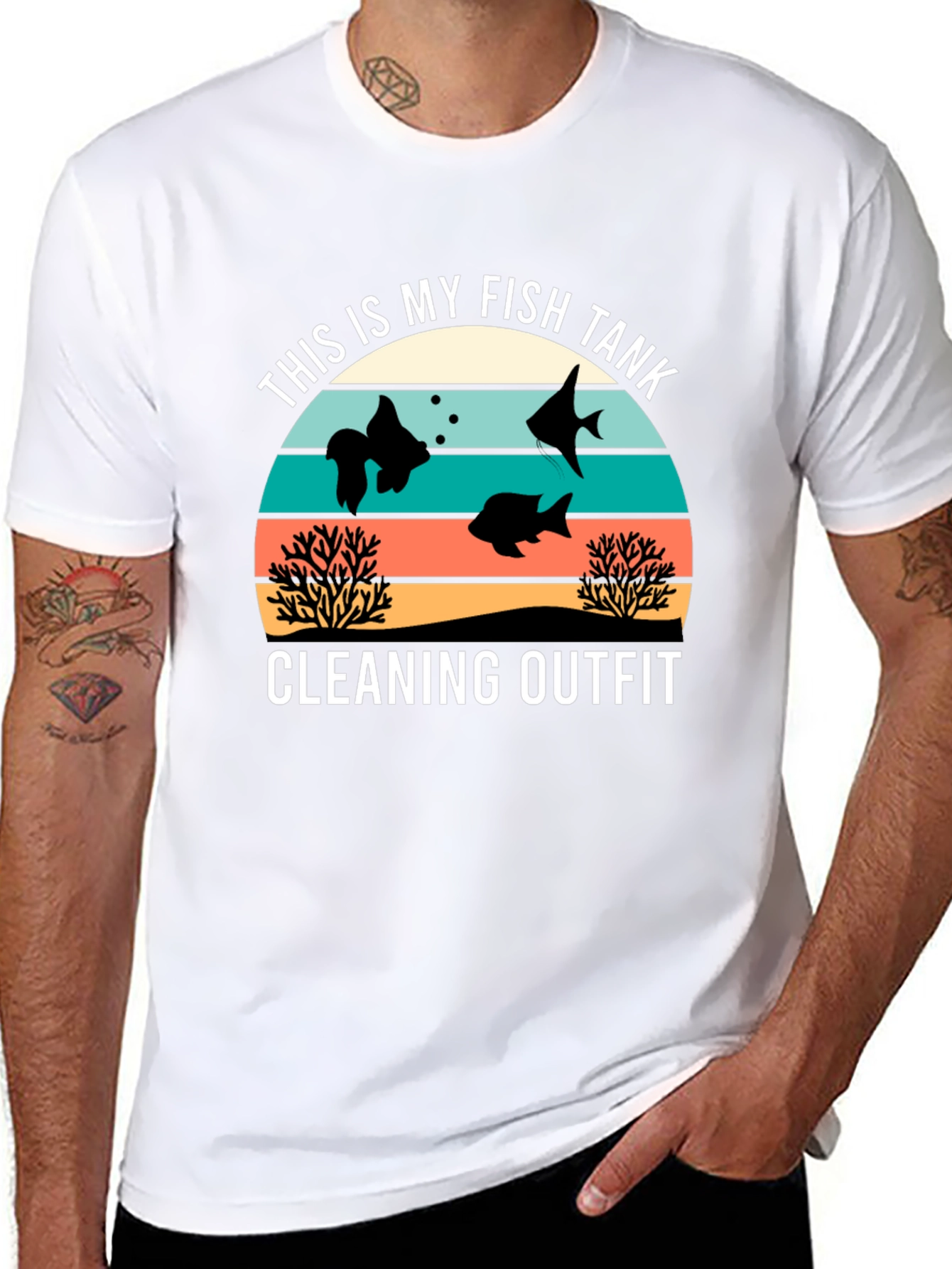 Fish Tank Cleaning Outfit T-Shirt