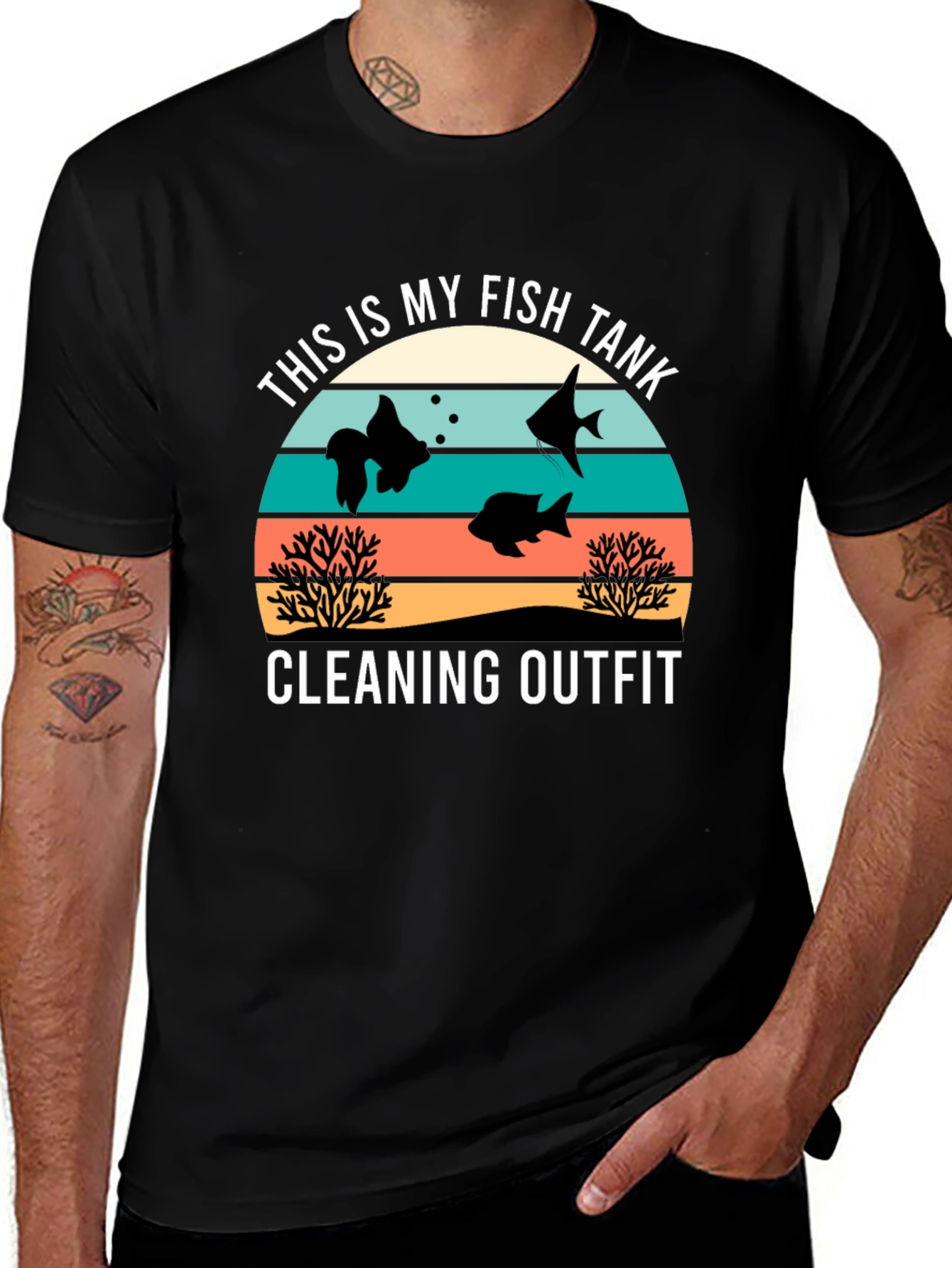 Fish Tank Cleaning Outfit T-Shirt